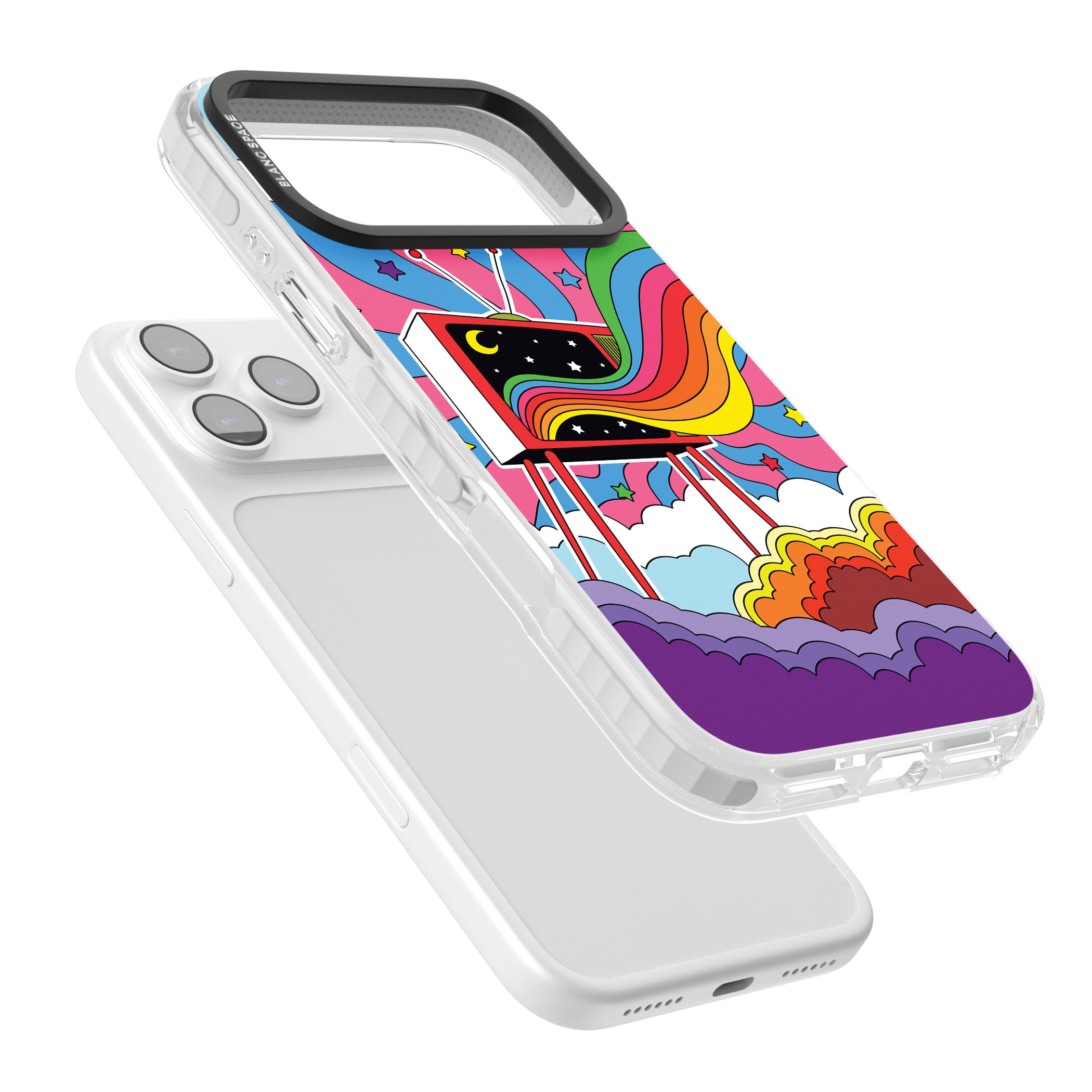 Tv Captivation iPhone 17 Pro Impact Clear Phone Case Colours