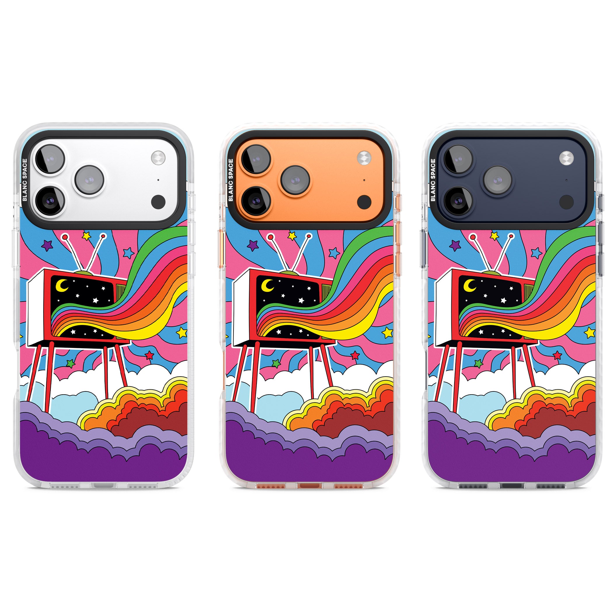 Tv Captivation iPhone 17 Pro Impact Clear Phone Case APT Impact Protection