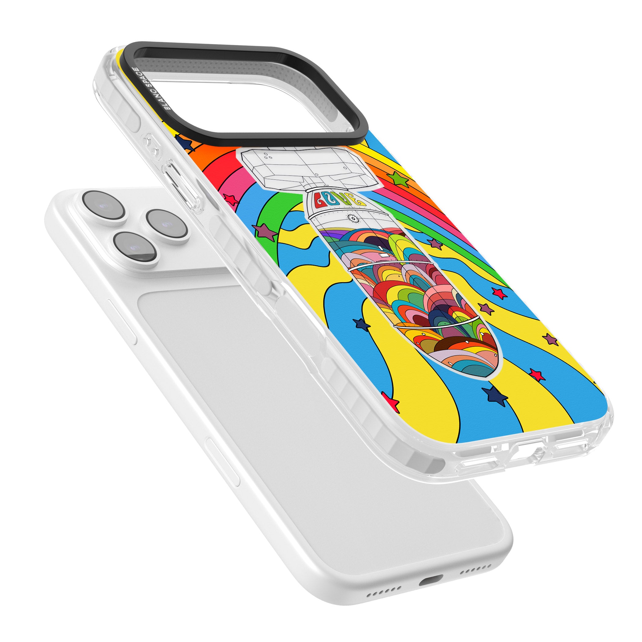 Love Bomb iPhone 17 Pro Max Impact Clear Phone Case Colours