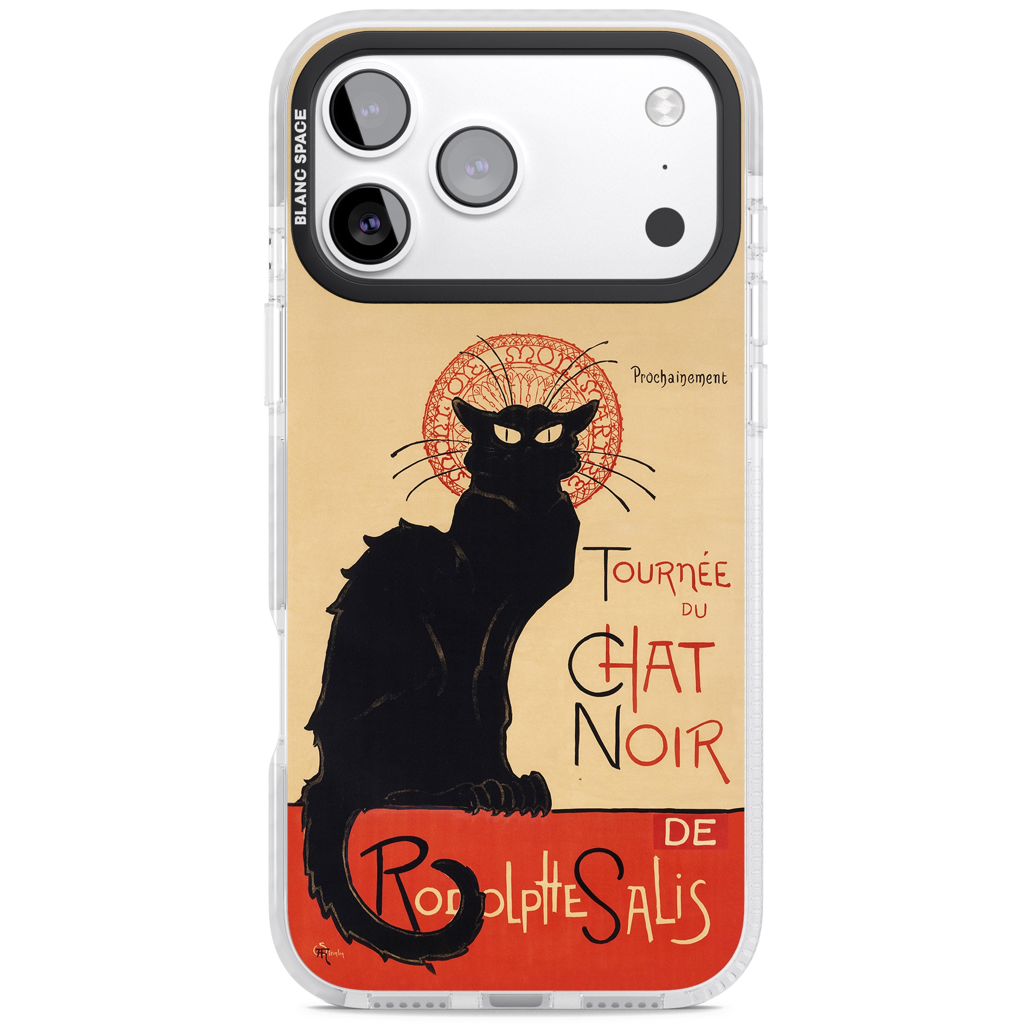 Tournee Du Chat Noir Poster iPhone 17 Pro Max Impact Clear Phone Case