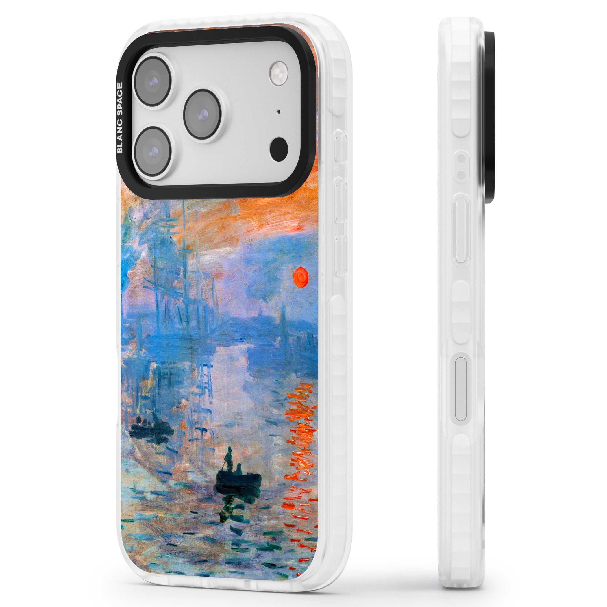 Impression, Sunrise iPhone 17 Pro Impact Clear Phone Case Side Profile