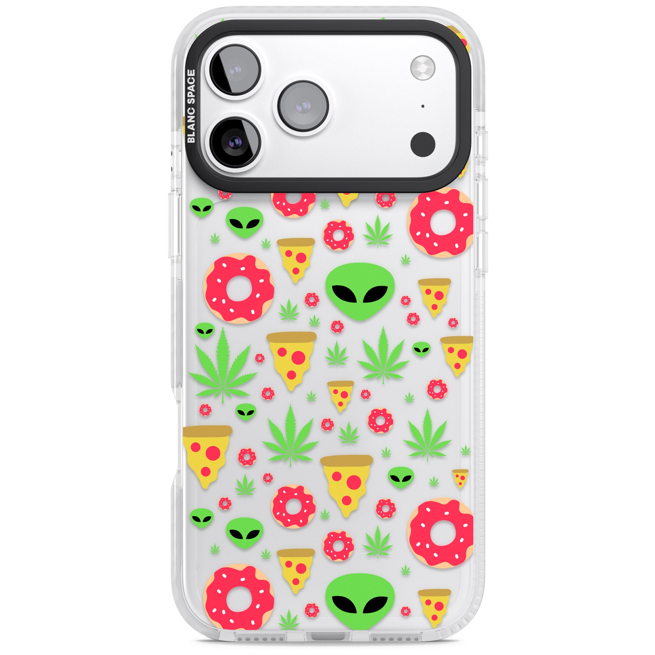 Martians & Munchies iPhone 17 Pro Impact Clear Phone Case