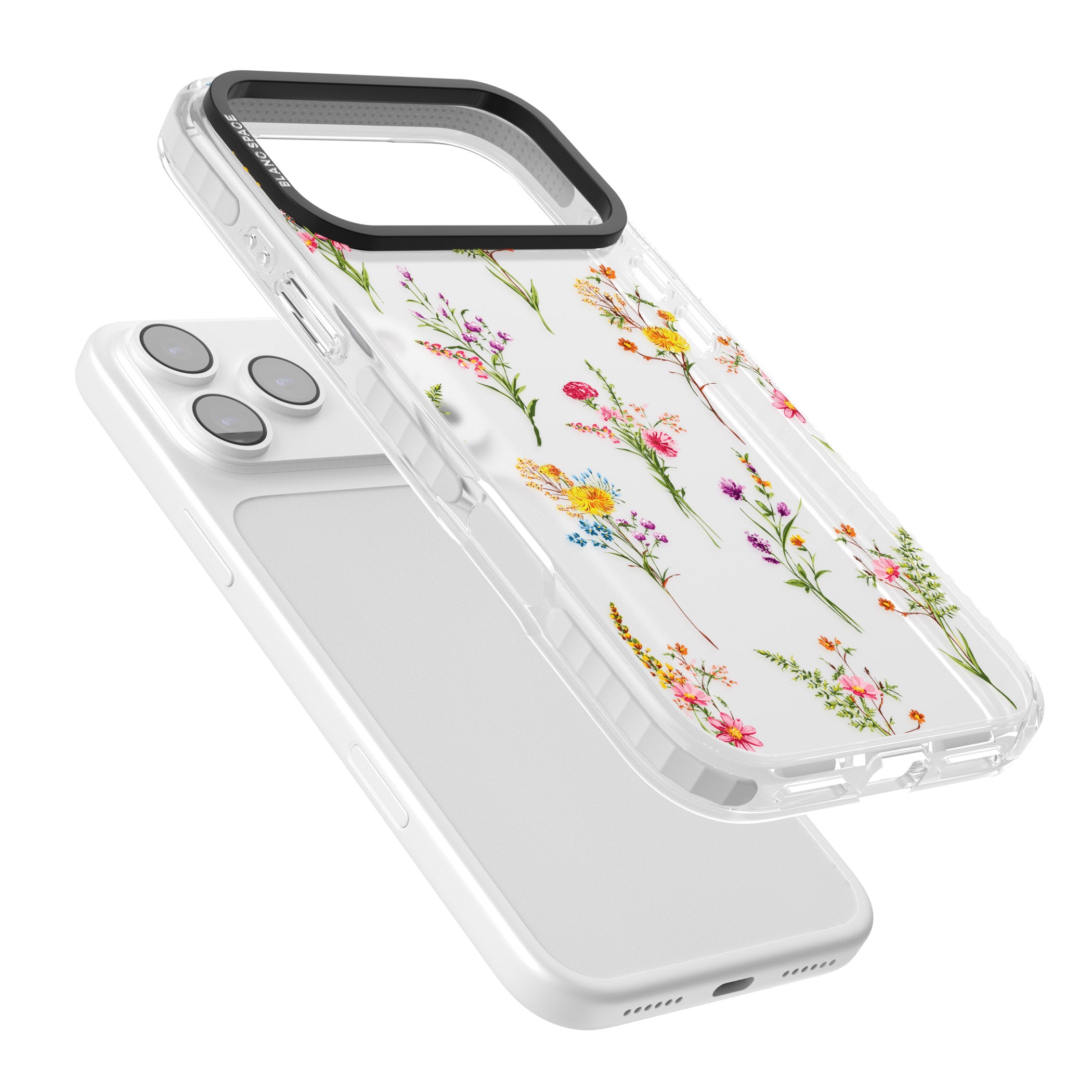 Picked Wildflowers iPhone 17 Pro Max Impact Clear Phone Case Colours