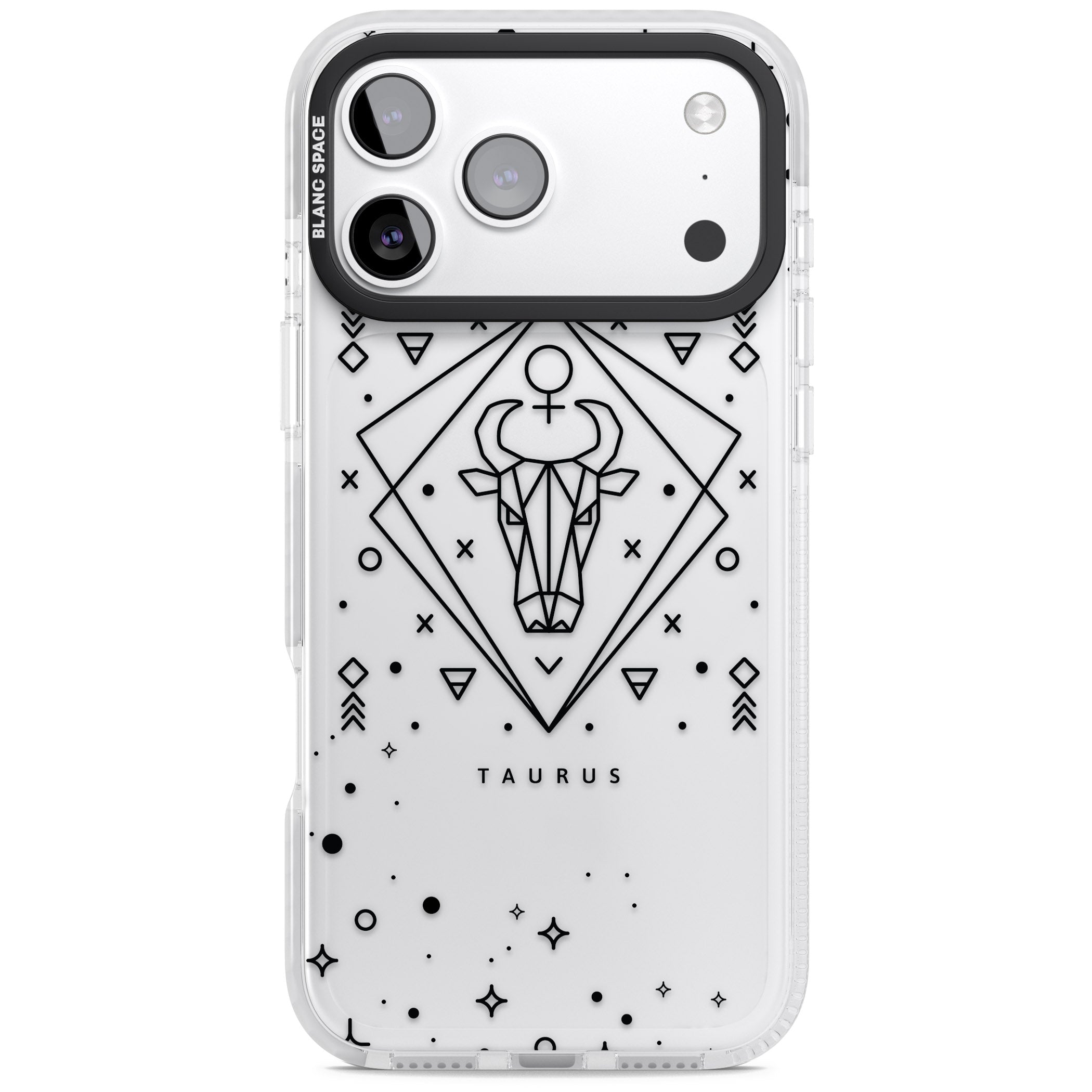 Taurus Emblem iPhone 17 Pro Max Impact Clear Phone Case