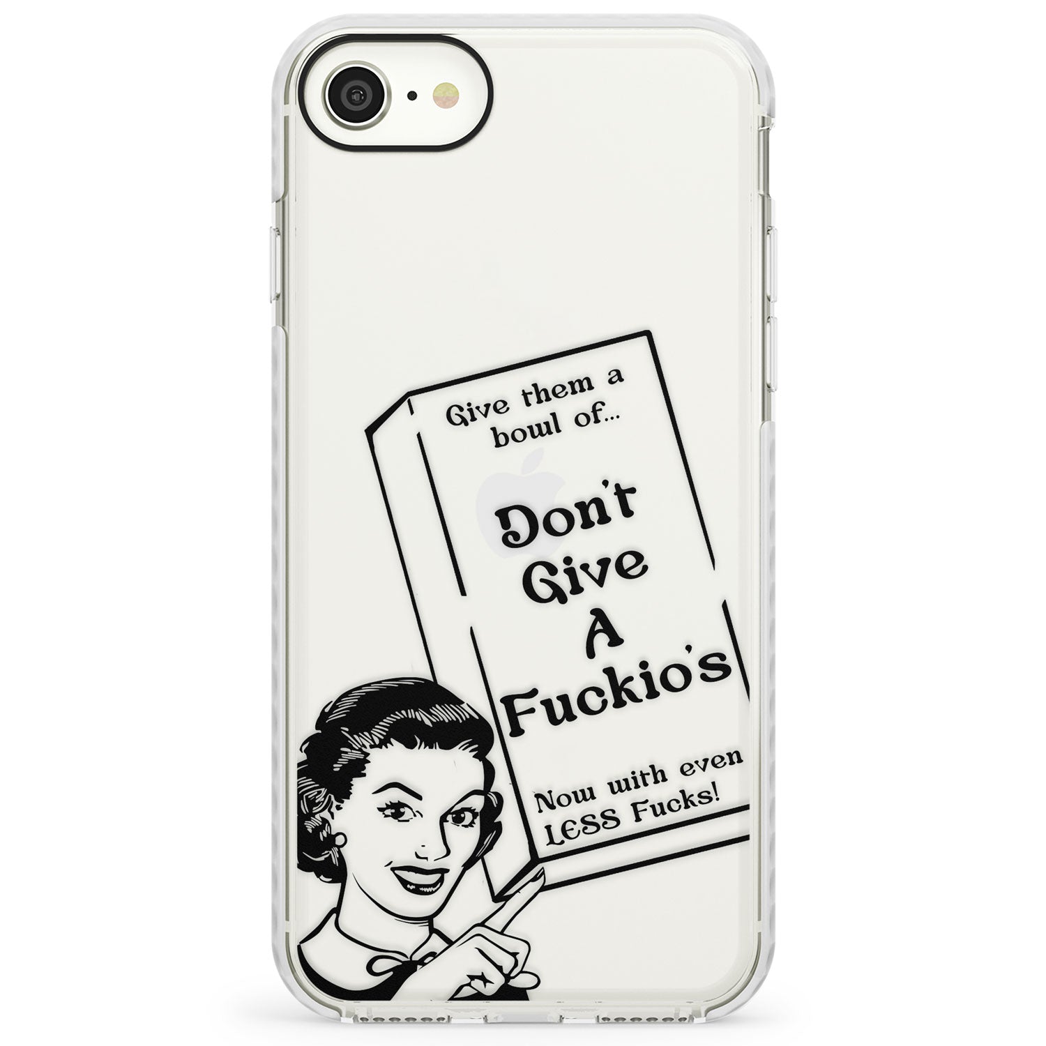"Don't Give a F*ckio's" CerealImpact Phone Case for iPhone SE