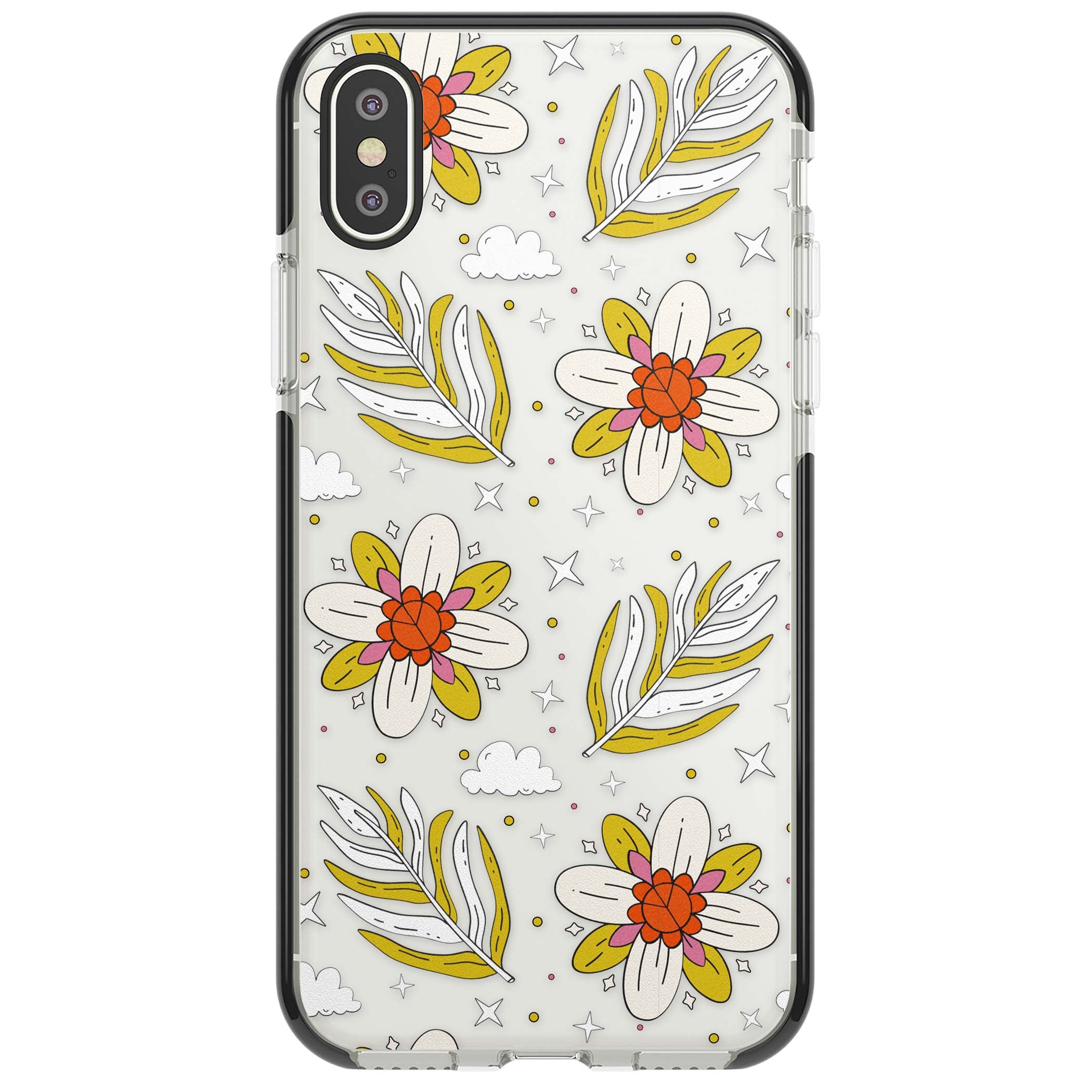Elevate Your Phone'S Style With This Boho Celestial Sun & Eye Phone Case, Featuring A Mystical Blend Of Suns, All-Seeing Eyes, Butterflies, Stars, And