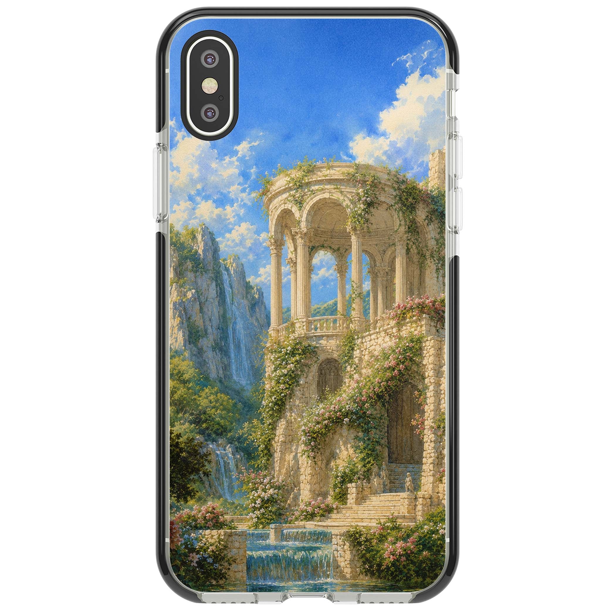 Palace Pavilion fairycore iPhone case | Black Impact case for iPhone X, iPhone XS Max, iPhone XR