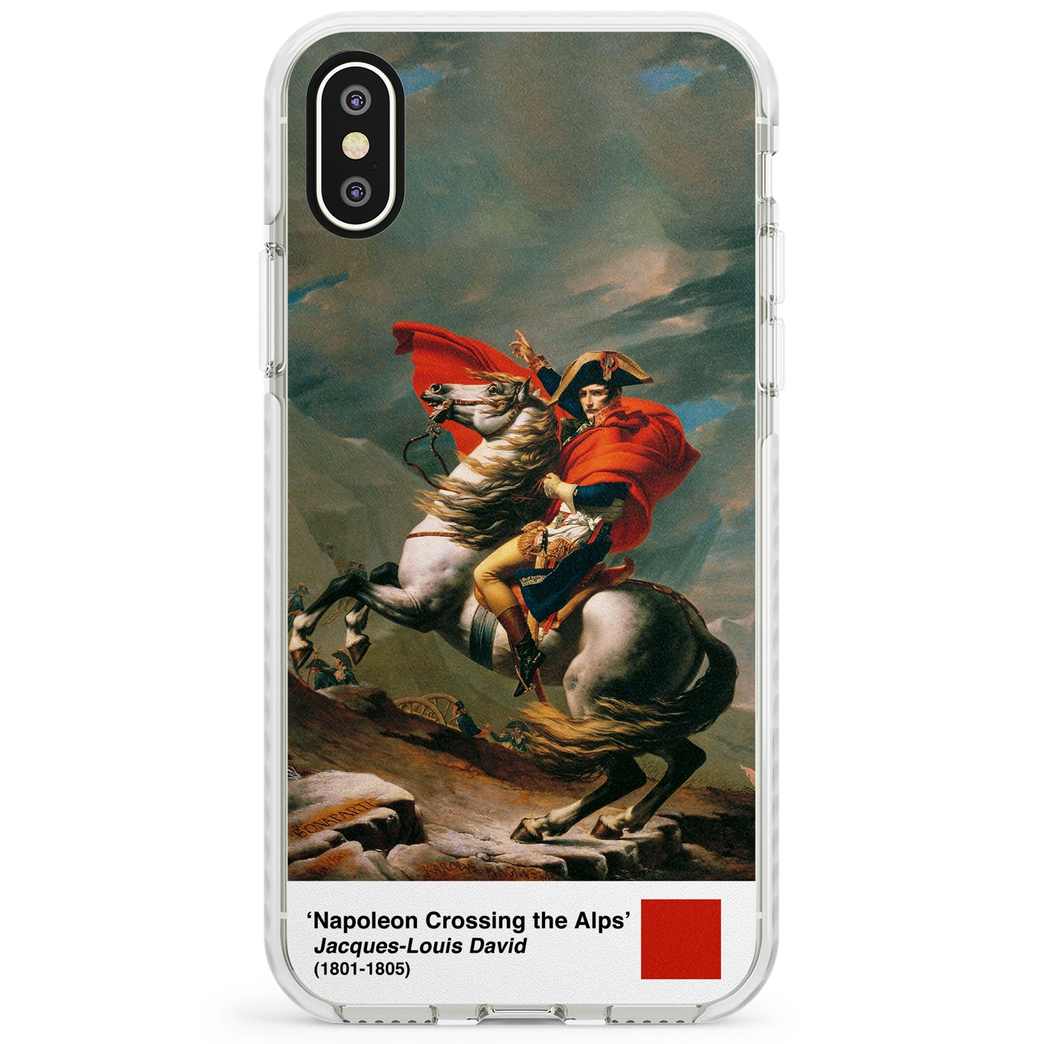 Napoleon Crossing the Alps Impact Phone Case for iPhone X XS Max XR