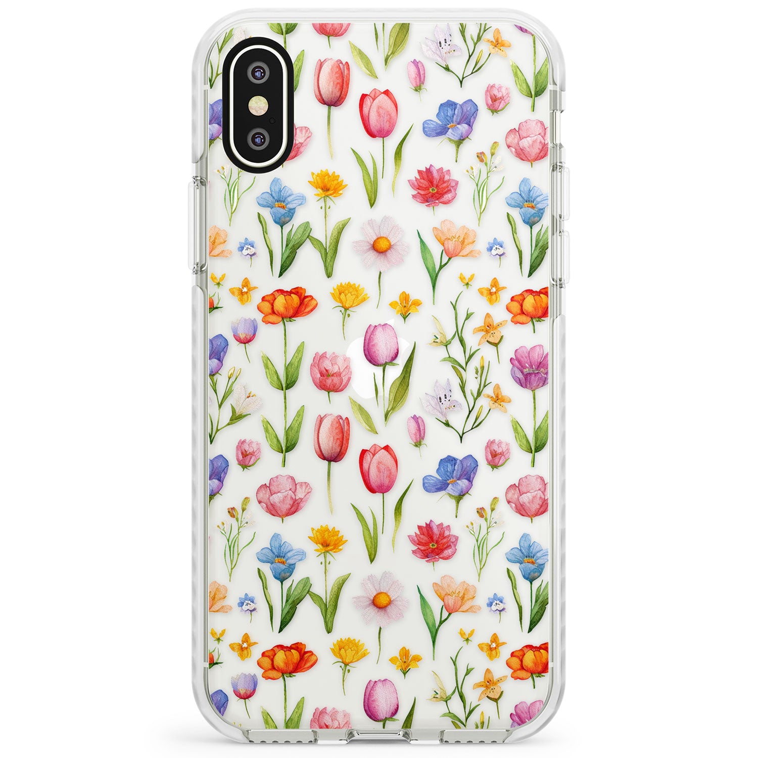 Small Flower Mix Impact Phone Case for iPhone X XS Max XR