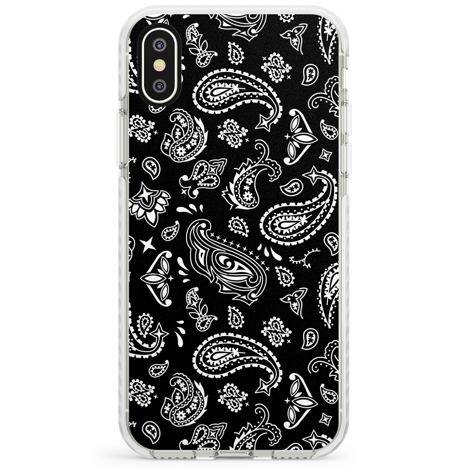 Black Bandana Impact Phone Case for iPhone X XS Max XR