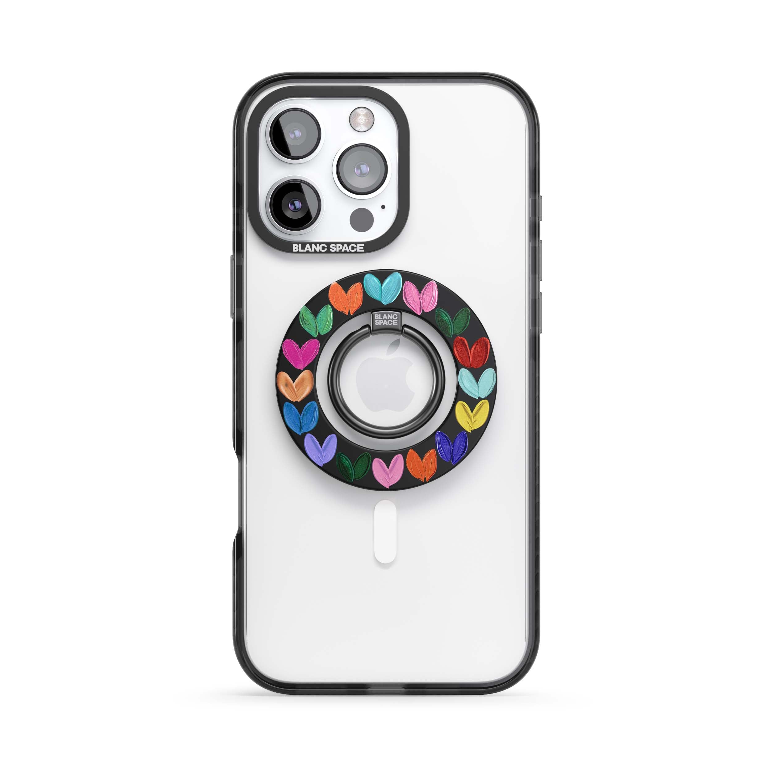 Oil Painted Hearts Magsafe Grip Magsafe Grip Black