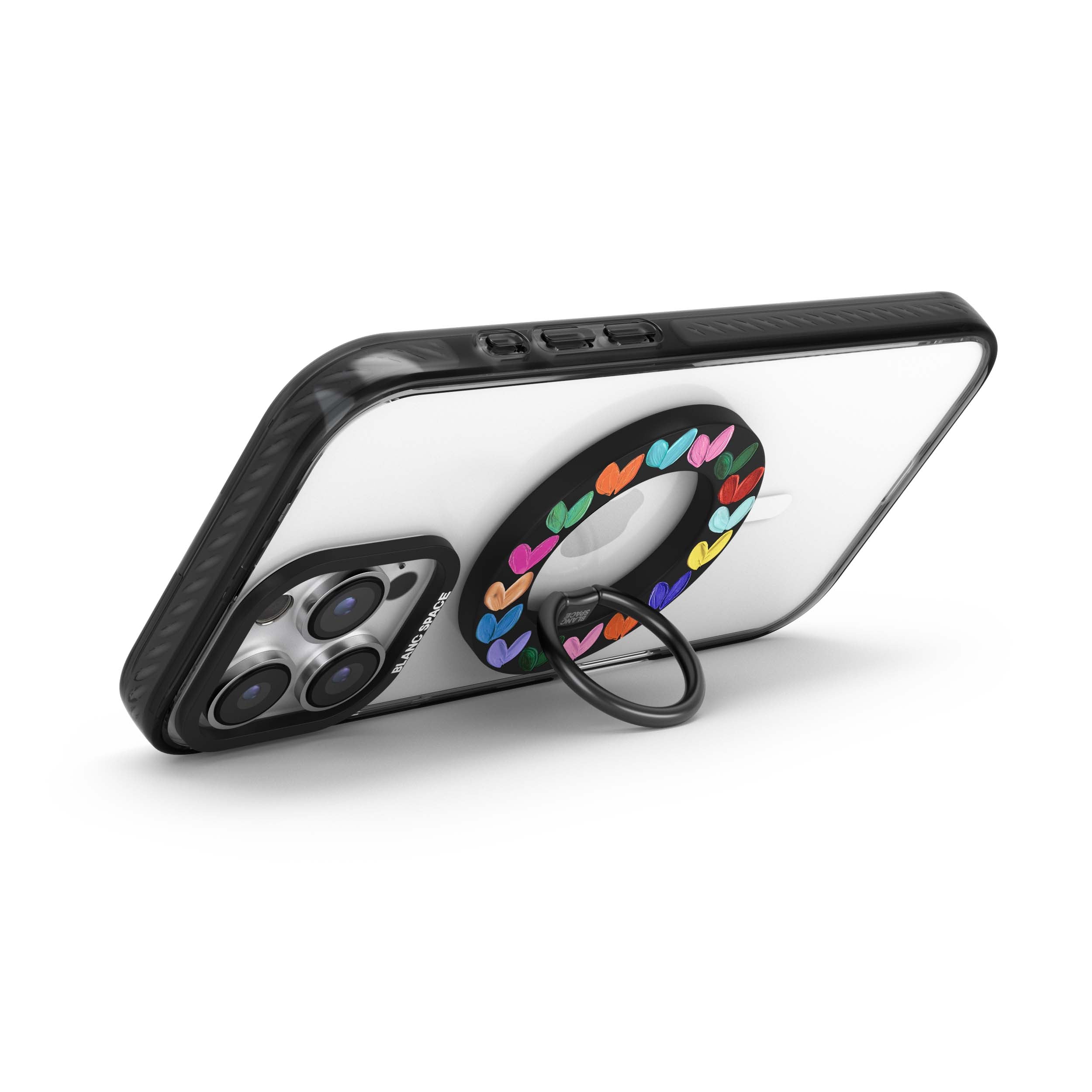 Oil Painted Hearts Magsafe Grip Magsafe Grip Black