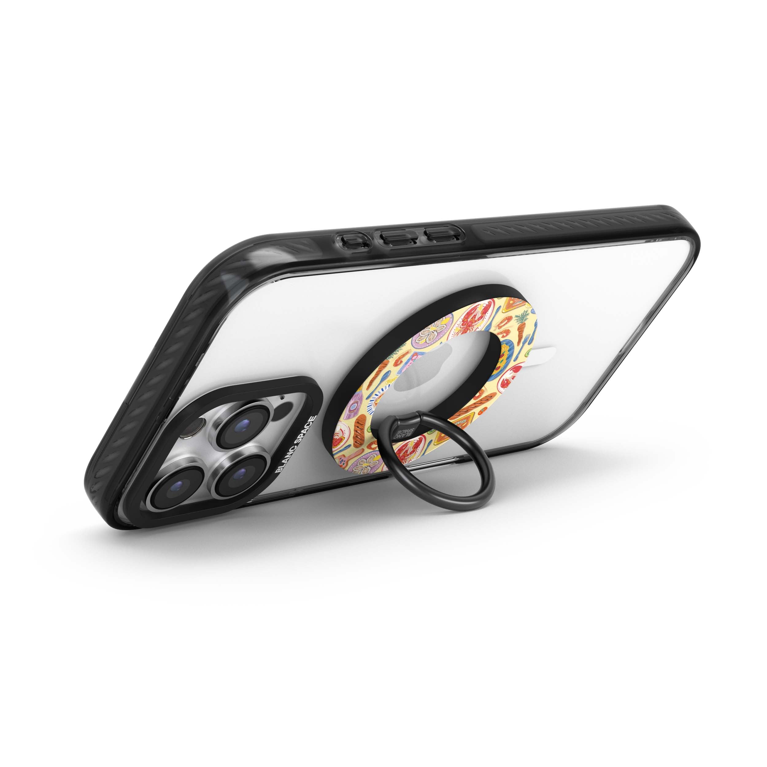 Seafood Pattern Magsafe Grip Magsafe Grip Black