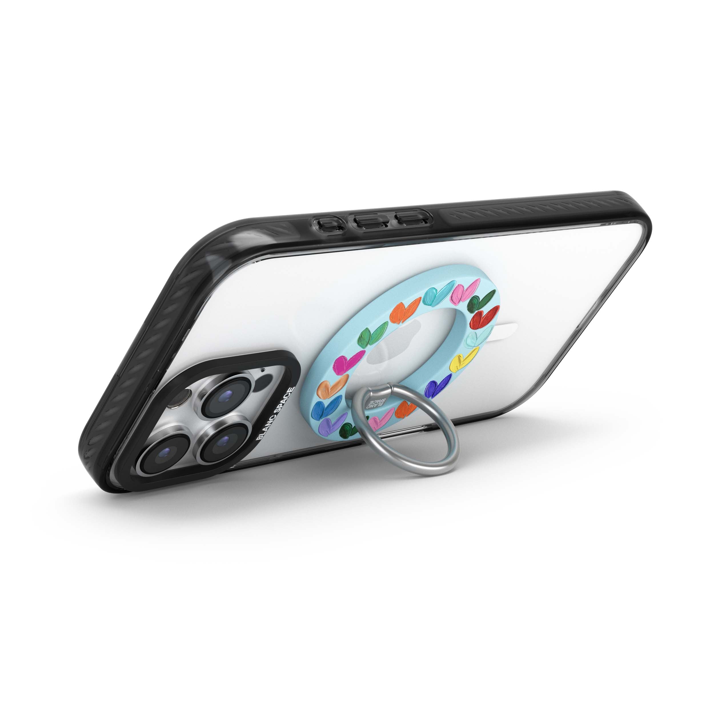 Oil Painted Hearts Magsafe Grip Magsafe Grip Blue