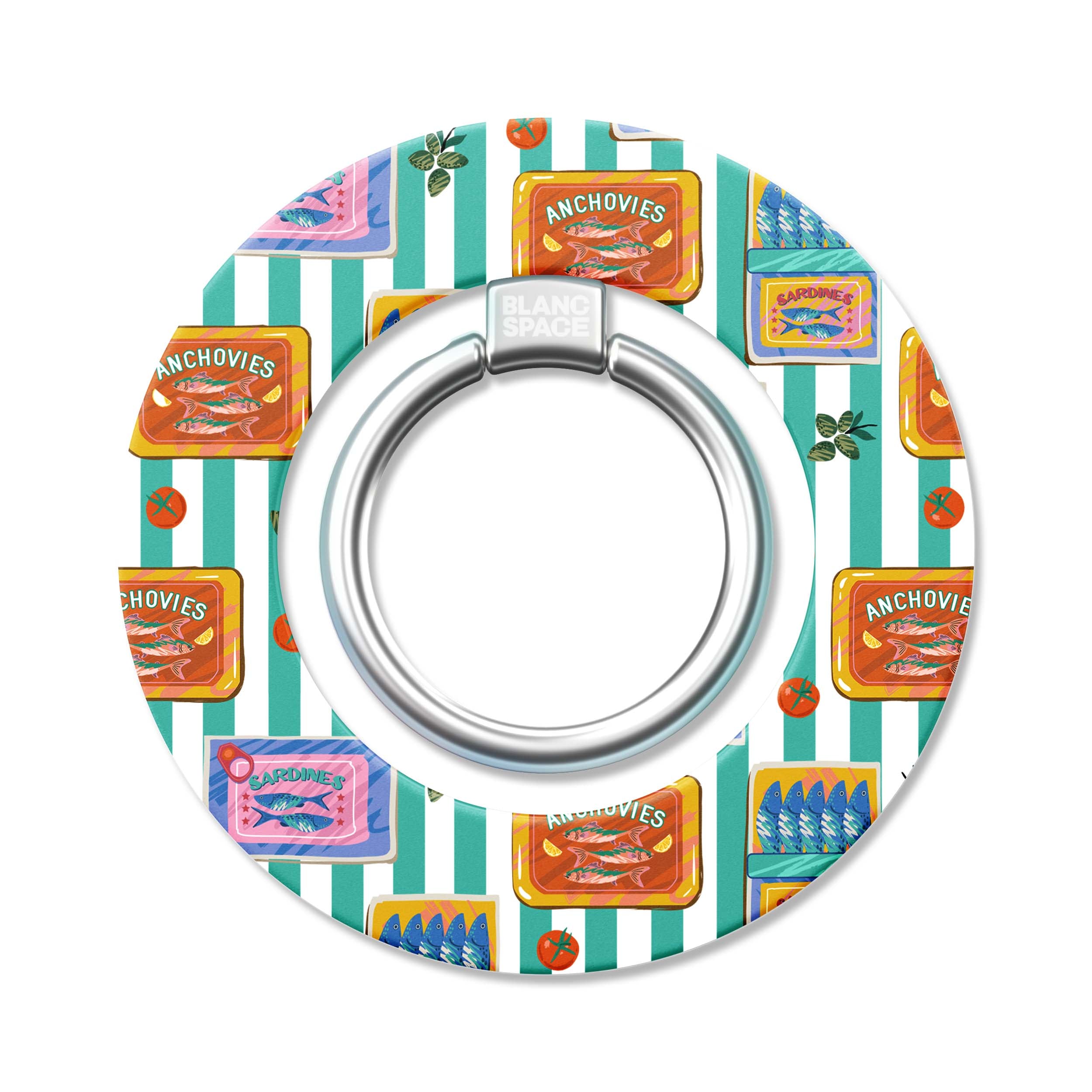 Seafood Pattern Magsafe Grip Magsafe Grip Blue