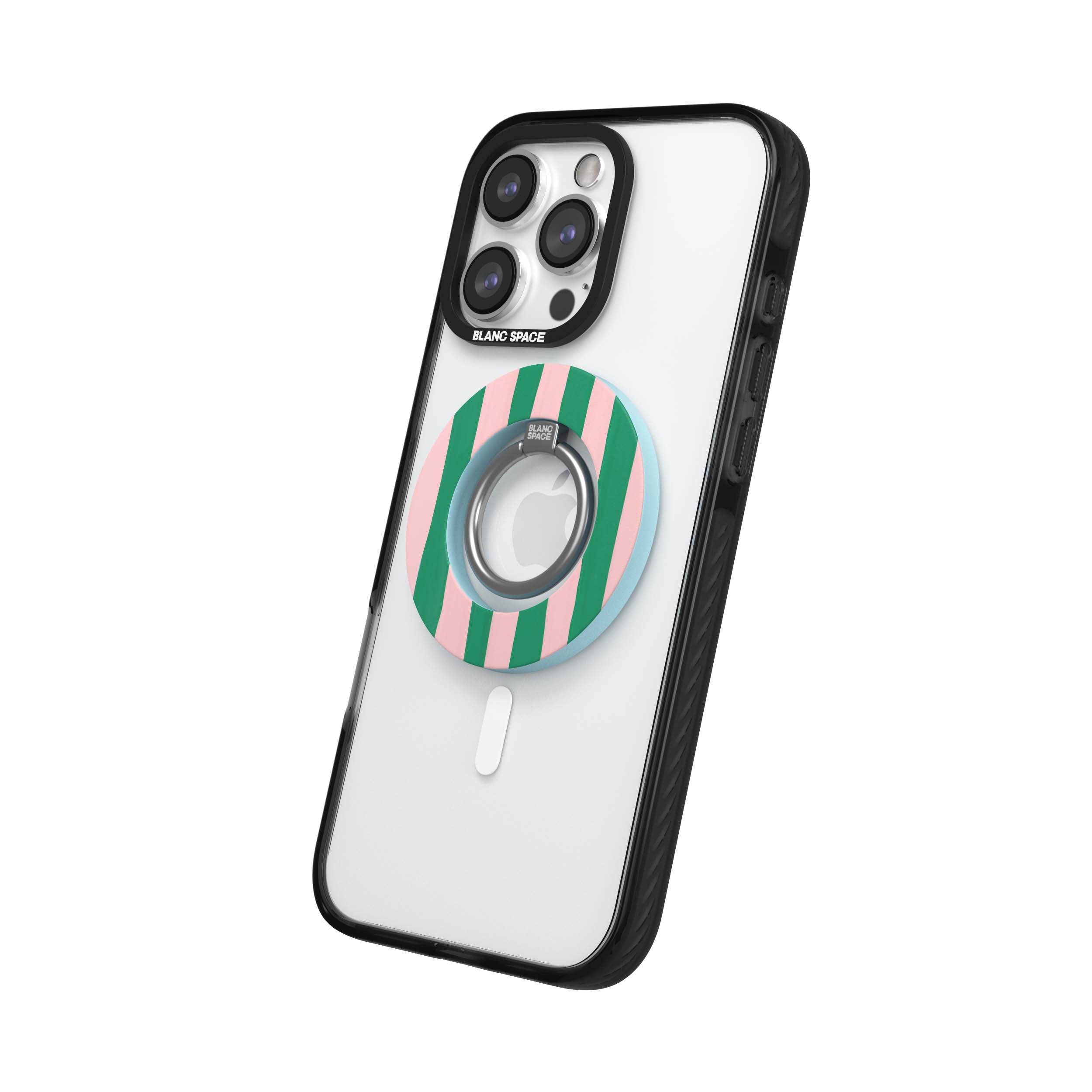 Coastal Italian Check Pattern Magsafe Grip Magsafe Grip Blue
