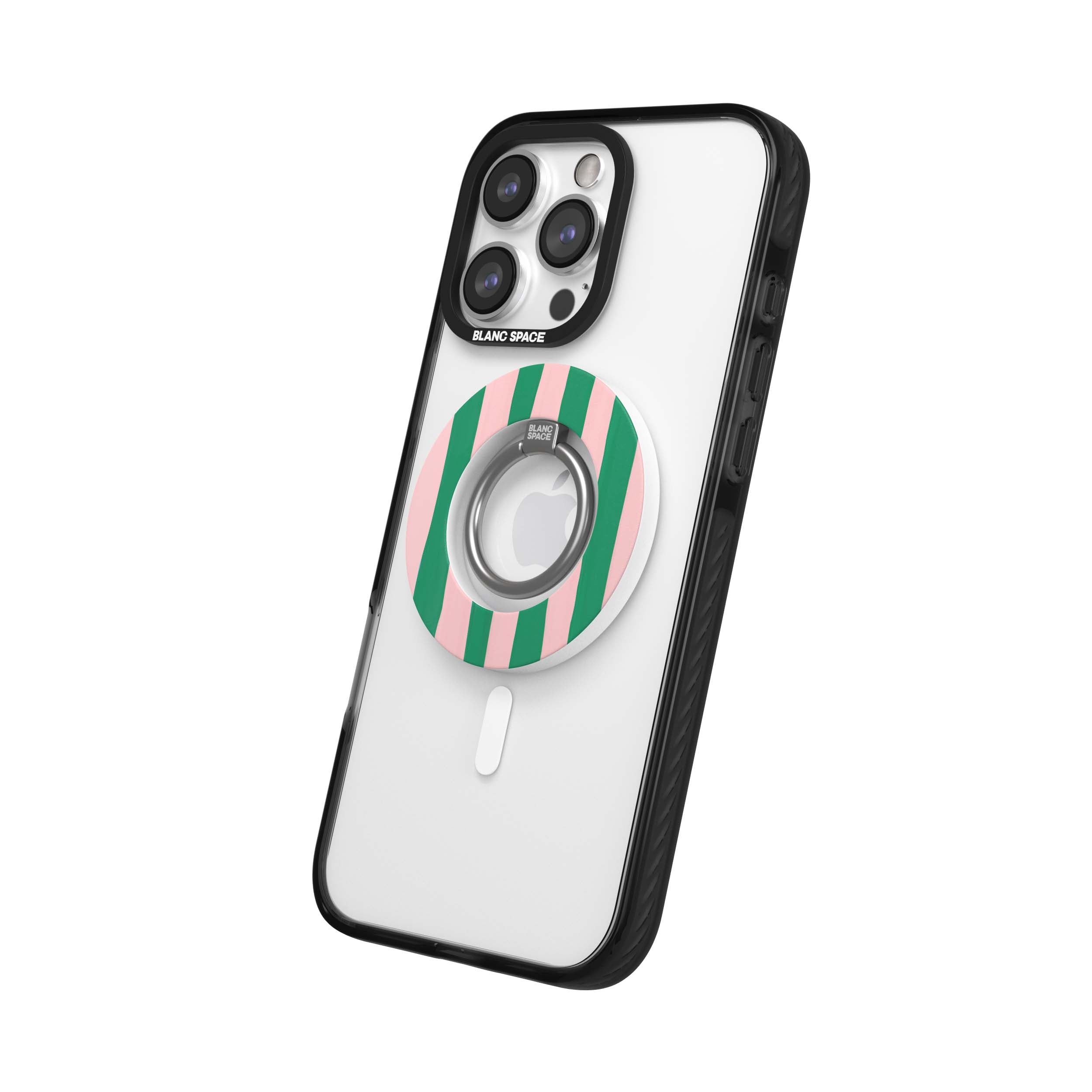 Coastal Italian Check Pattern Magsafe Grip Magsafe Grip White