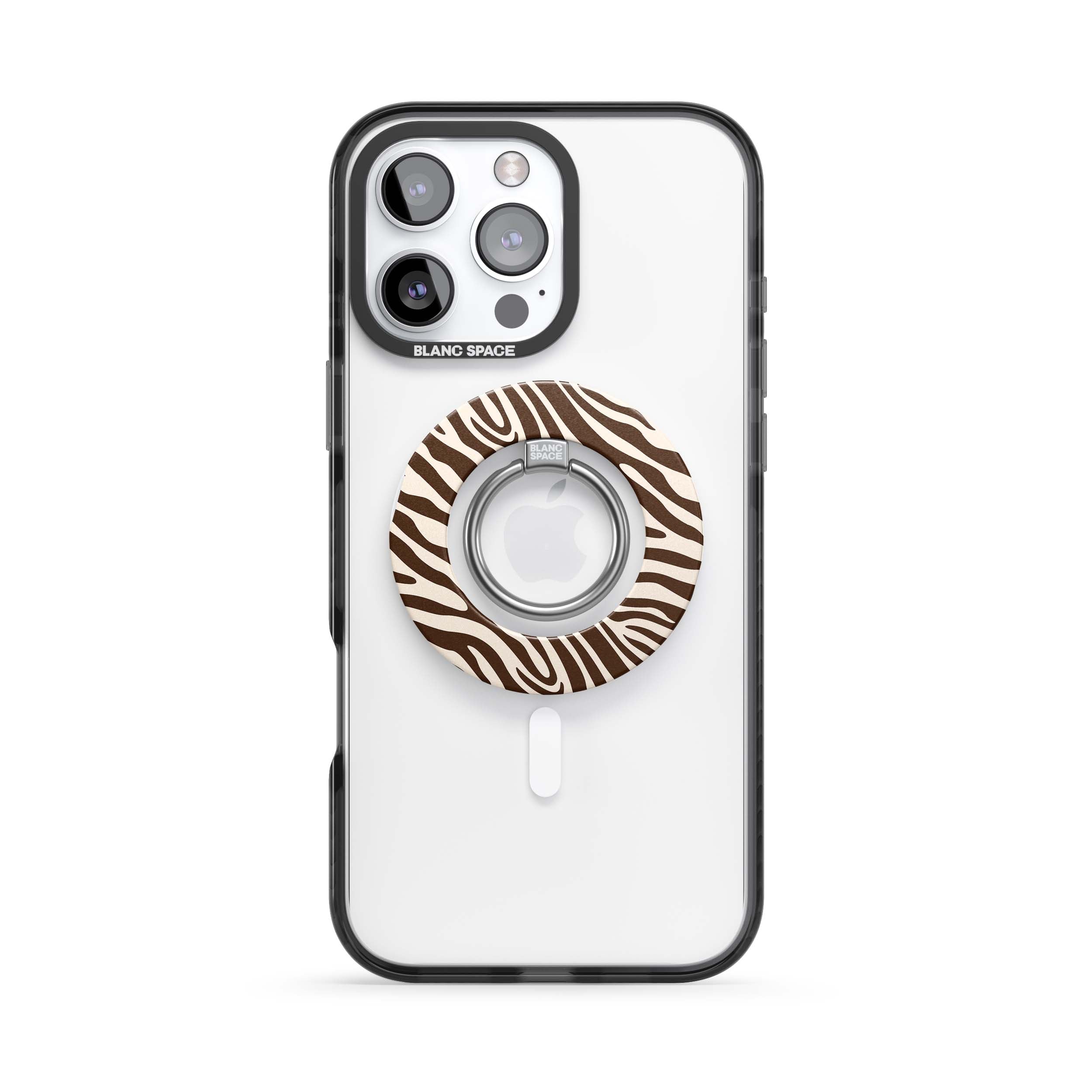 Coastal Italian Check Pattern Magsafe Grip Magsafe Grip White