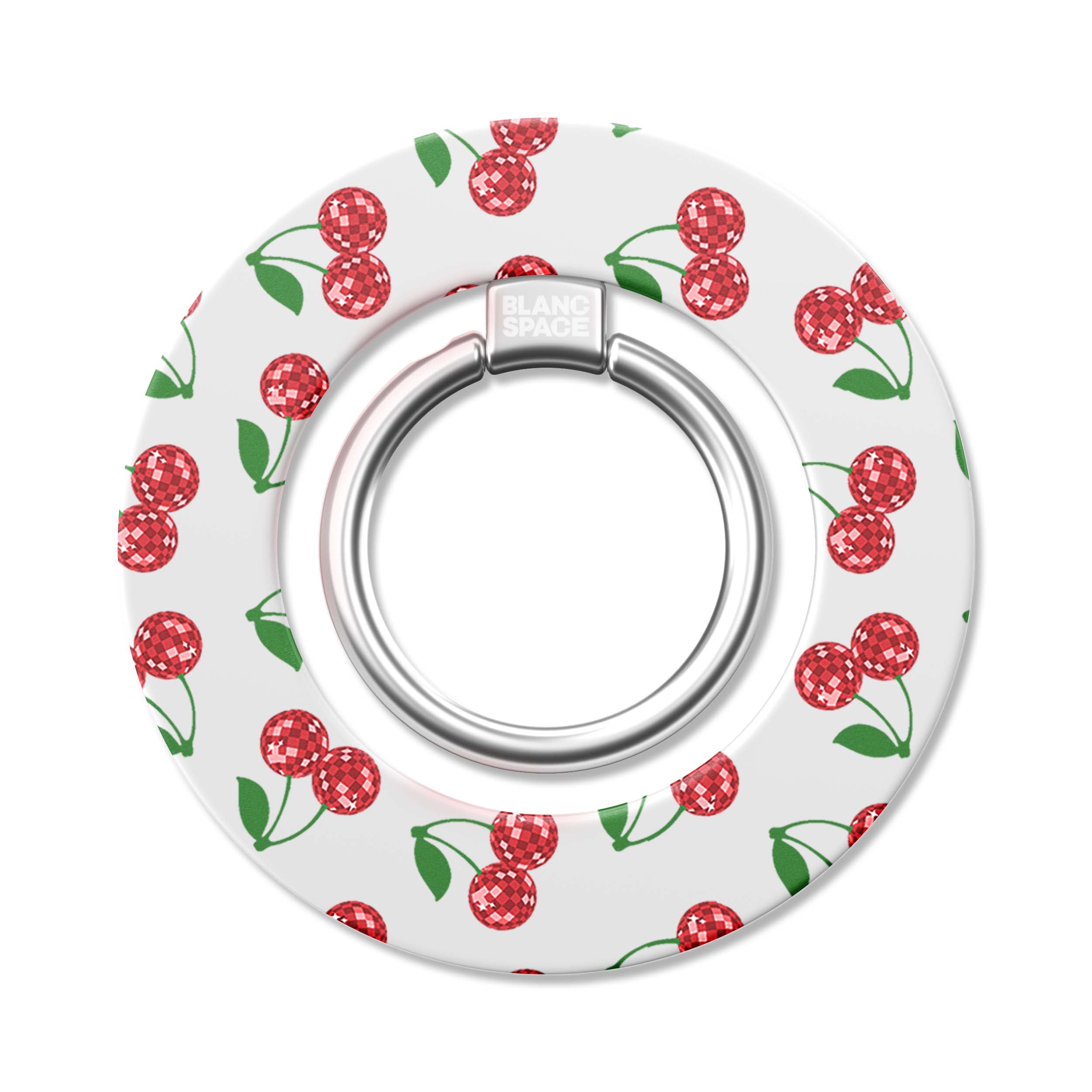 Summer Cherries Sky Magsafe Grip White