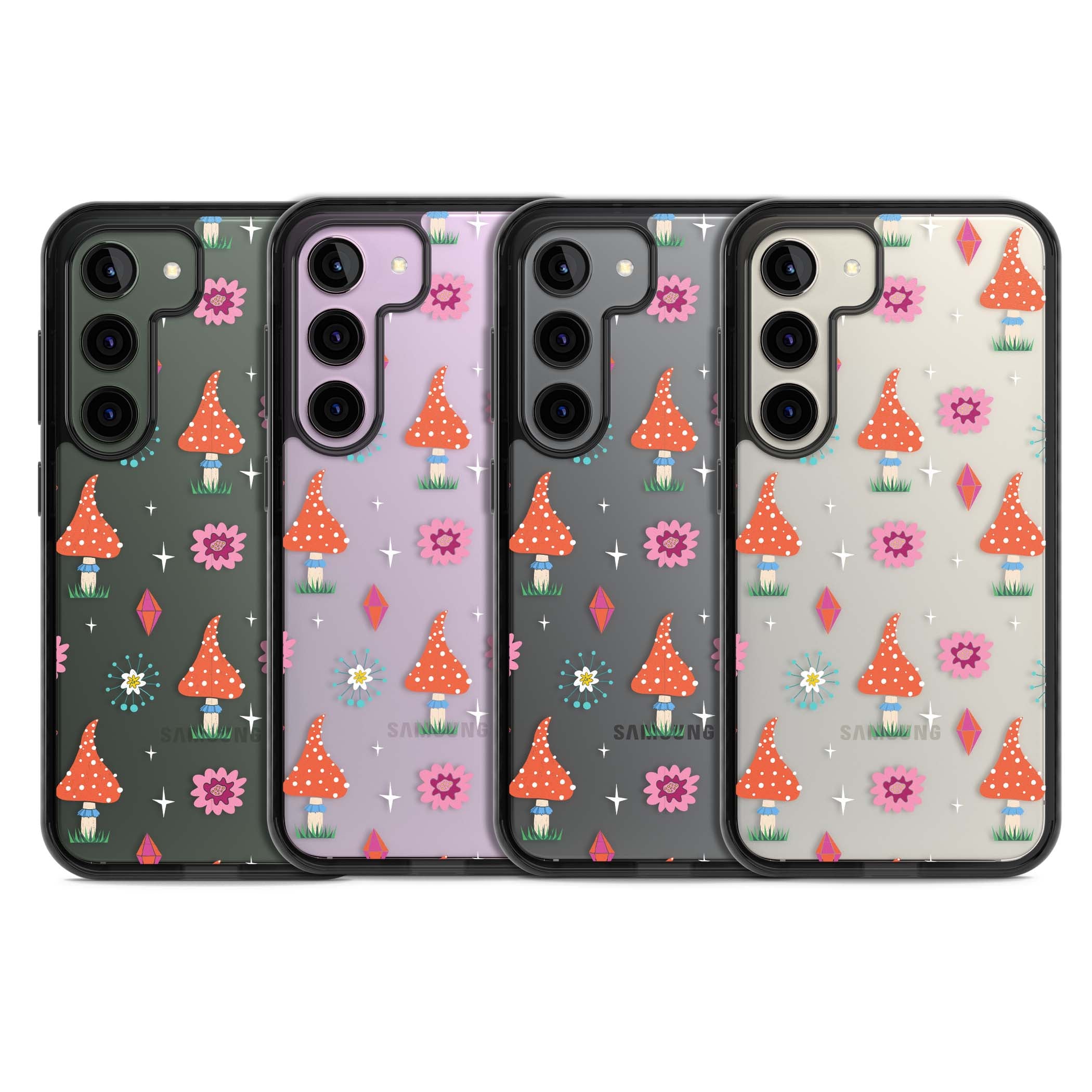 Elevate Your Phone'S Style With This Boho Celestial Sun & Eye Phone Case, Featuring A Mystical Blend Of Suns, All-Seeing Eyes, Butterflies, Stars, And