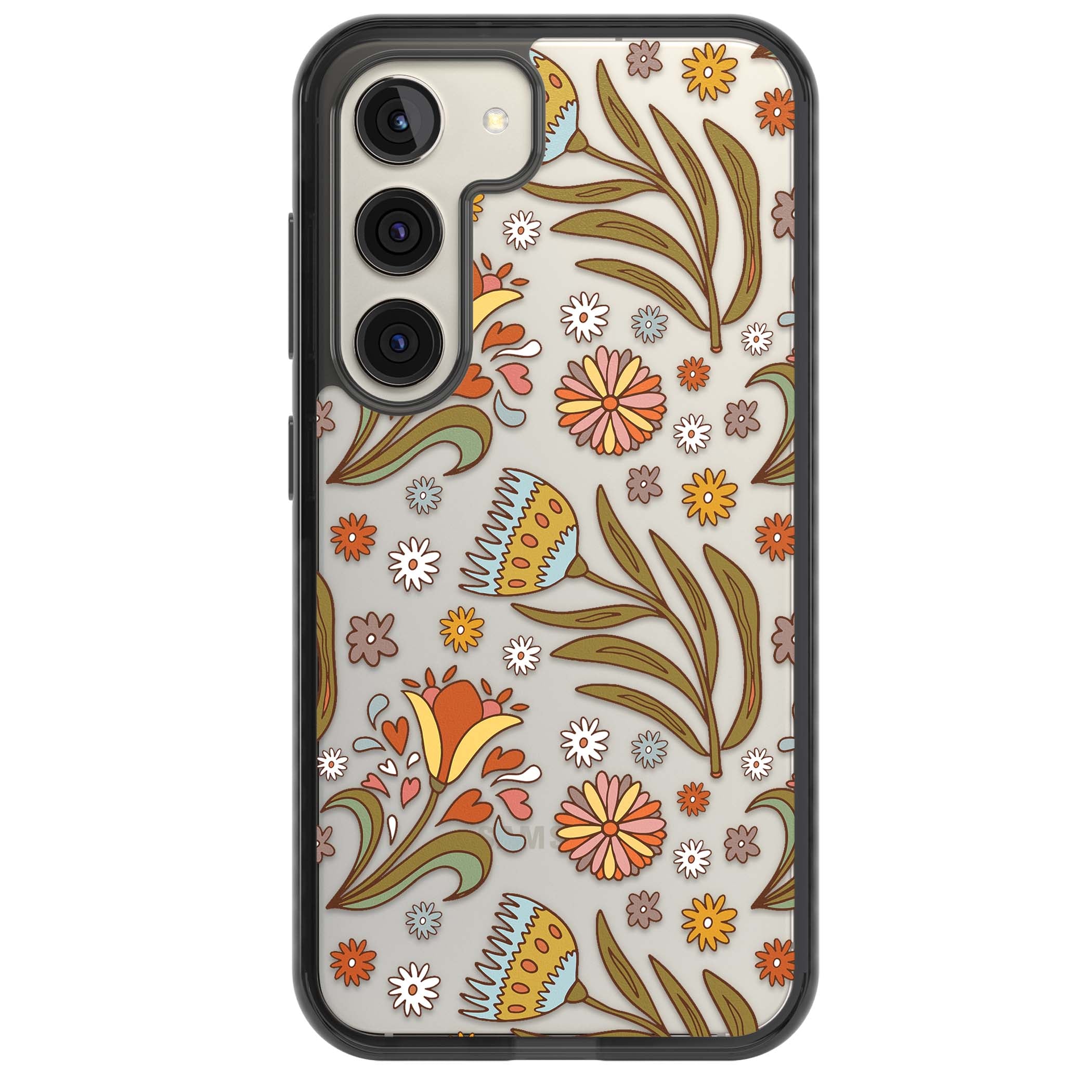 Elevate Your Phone'S Style With This Boho Celestial Sun & Eye Phone Case, Featuring A Mystical Blend Of Suns, All-Seeing Eyes, Butterflies, Stars, And