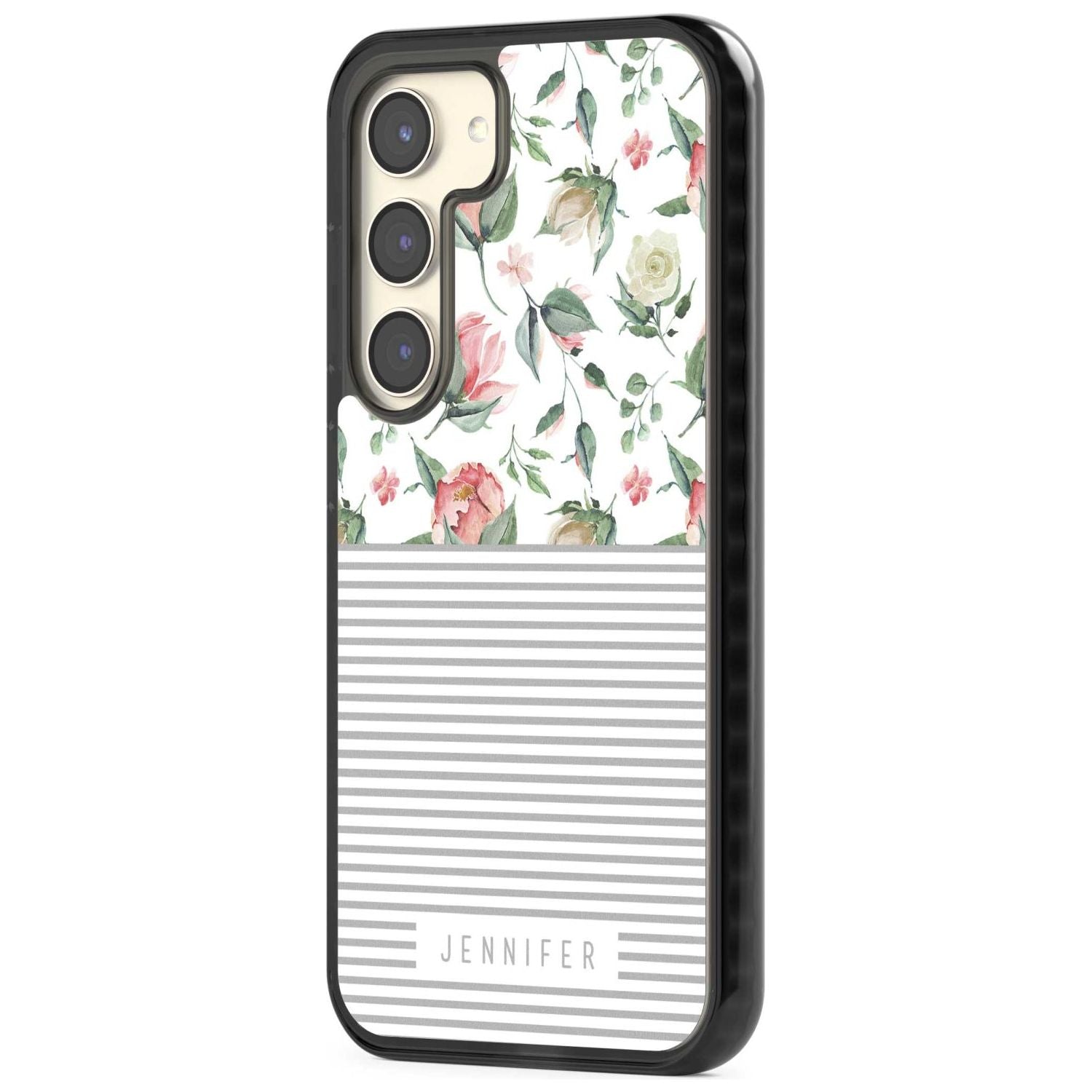 Personalised Light Floral Pattern & Stripes Custom Phone Case iPhone 15 Pro Max / Black Impact Case,iPhone 15 Plus / Black Impact Case,iPhone 15 Pro / Black Impact Case,iPhone 15 / Black Impact Case,iPhone 15 Pro Max / Impact Case,iPhone 15 Plus / Impact Case,iPhone 15 Pro / Impact Case,iPhone 15 / Impact Case,iPhone 15 Pro Max / Magsafe Black Impact Case,iPhone 15 Plus / Magsafe Black Impact Case,iPhone 15 Pro / Magsafe Black Impact Case,iPhone 15 / Magsafe Black Impact Case,iPhone 14 Pro Max / Black Impac