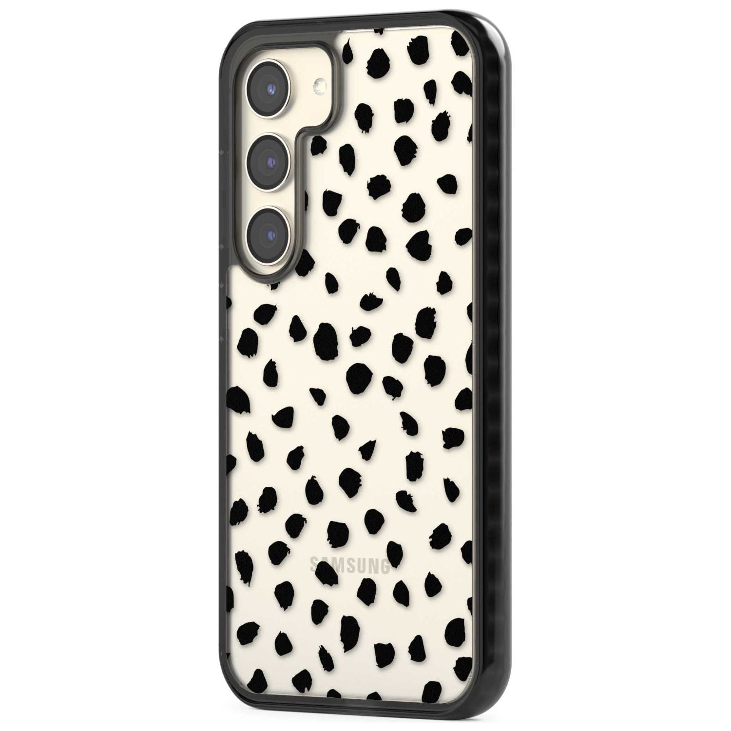 Black on Transparent Dalmatian Polka Dot Spots Phone Case iPhone 15 Pro Max / Black Impact Case,iPhone 15 Plus / Black Impact Case,iPhone 15 Pro / Black Impact Case,iPhone 15 / Black Impact Case,iPhone 15 Pro Max / Impact Case,iPhone 15 Plus / Impact Case,iPhone 15 Pro / Impact Case,iPhone 15 / Impact Case,iPhone 15 Pro Max / Magsafe Black Impact Case,iPhone 15 Plus / Magsafe Black Impact Case,iPhone 15 Pro / Magsafe Black Impact Case,iPhone 15 / Magsafe Black Impact Case,iPhone 14 Pro Max / Black Impact Ca