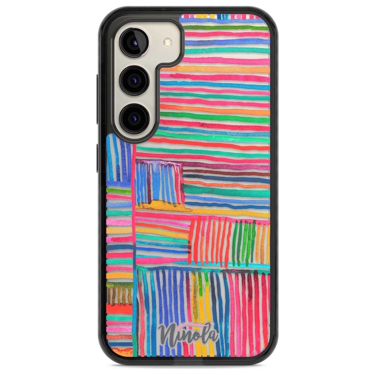 Vibrant Watercolor Lines