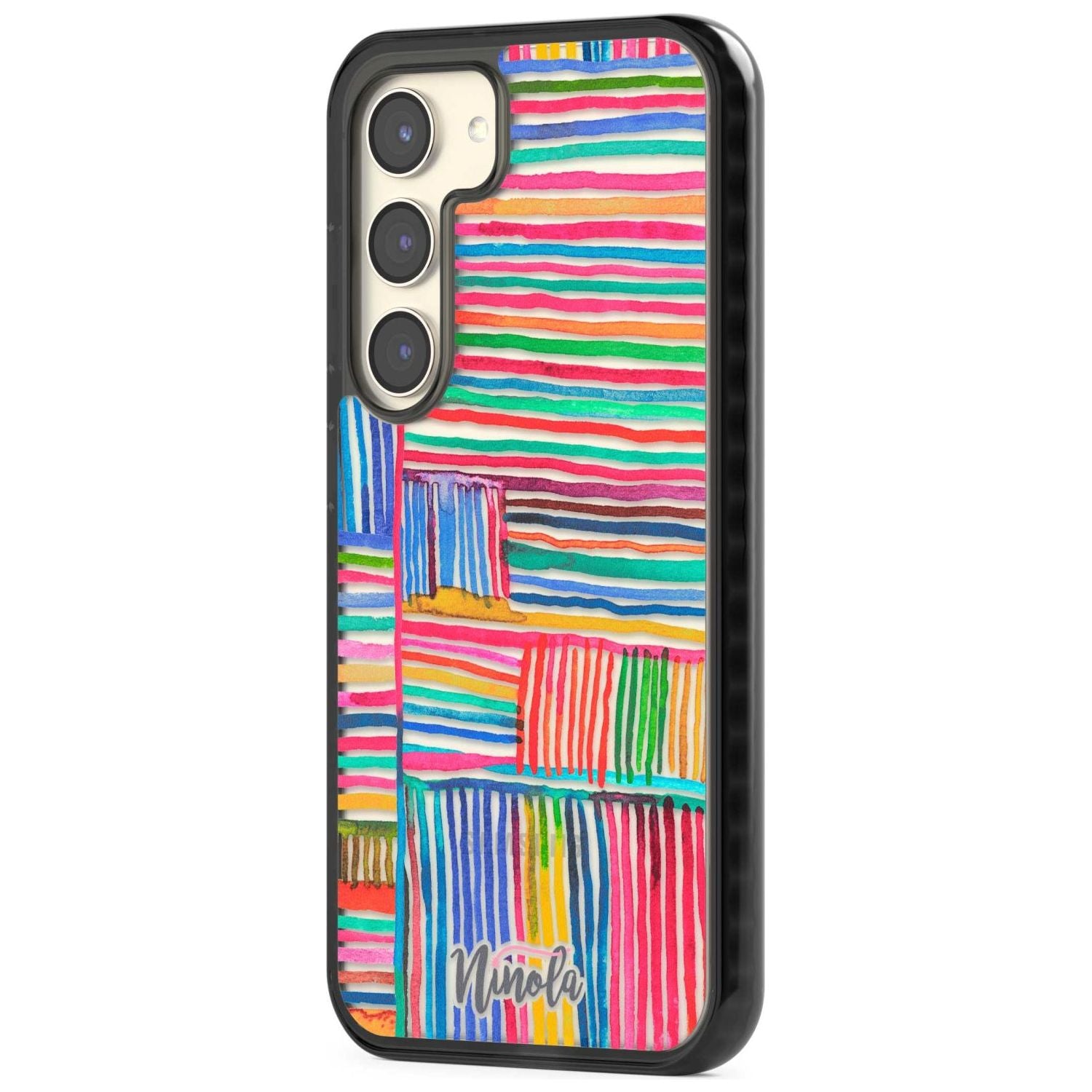 Vibrant Watercolor Lines