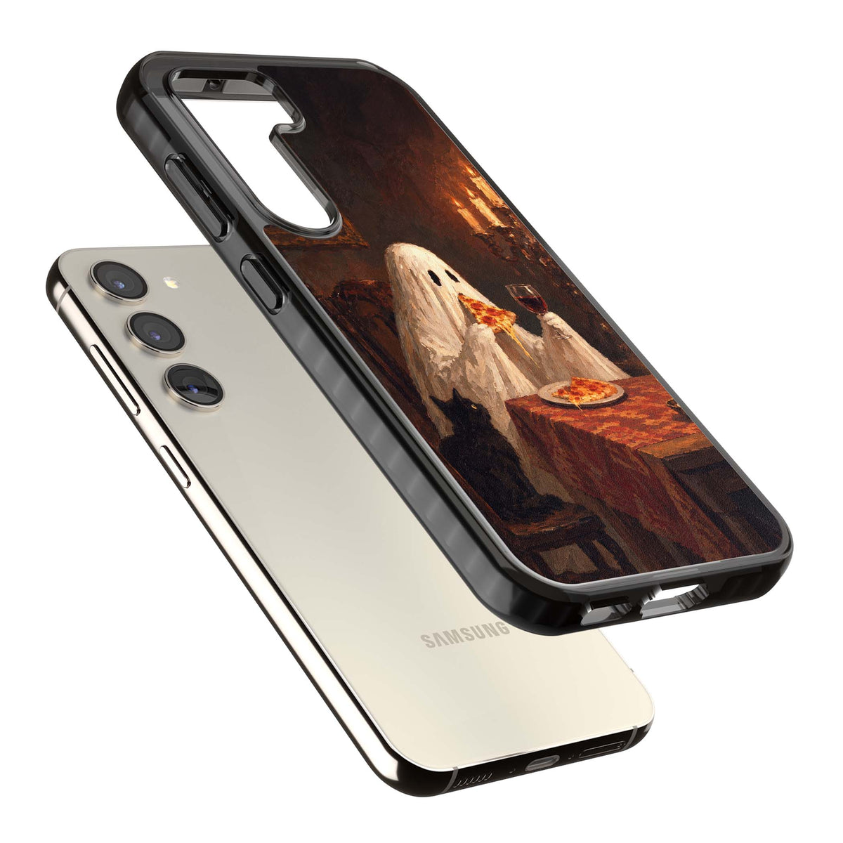 Lonely Night In art iPhone case | Black Impact case for Samsung Galaxy S24, Samsung Galaxy S23, Samsung Galaxy S22