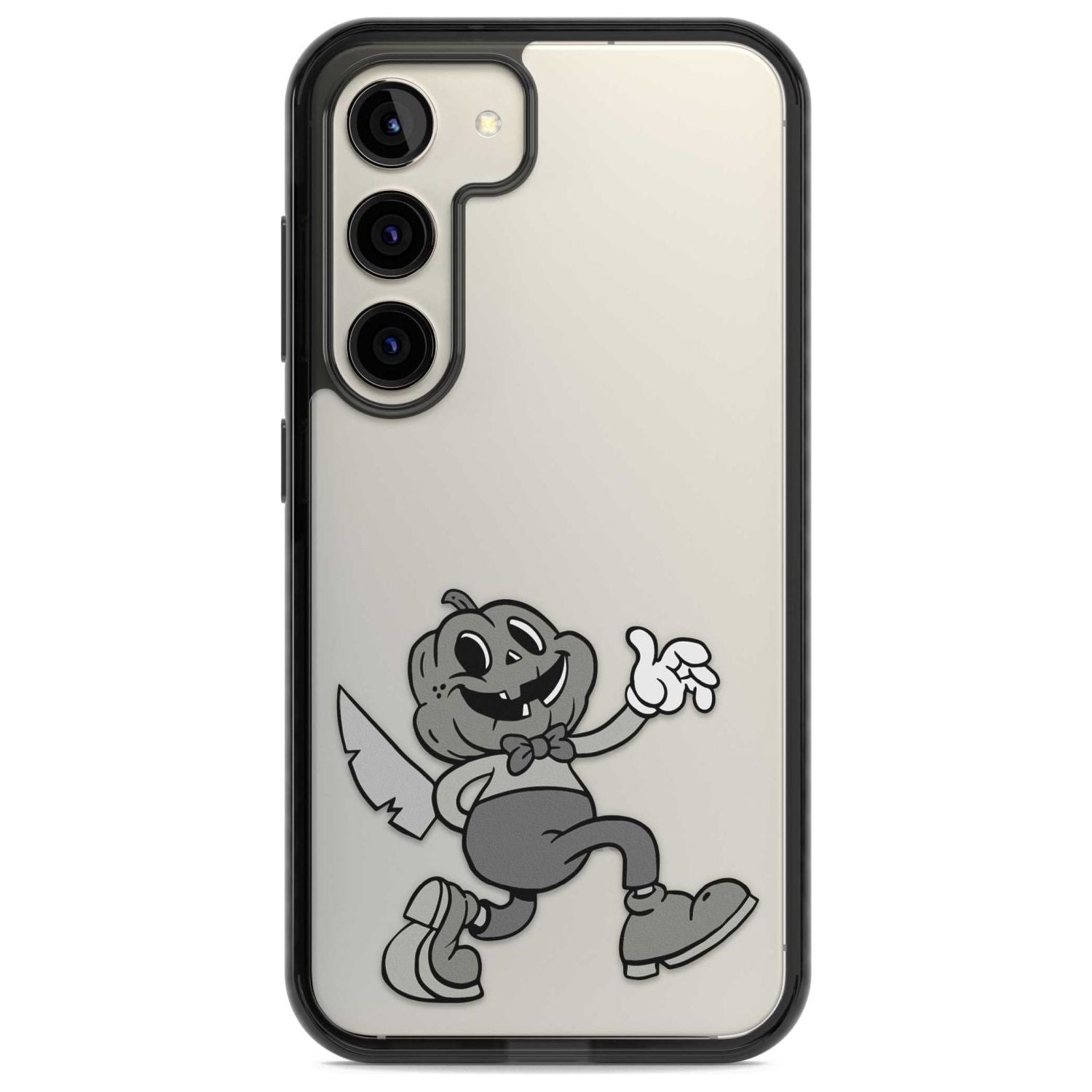 Jack o' slasher Phone Case Samsung S22 / Black Impact Case,Samsung S23 / Black Impact Case Blanc Space