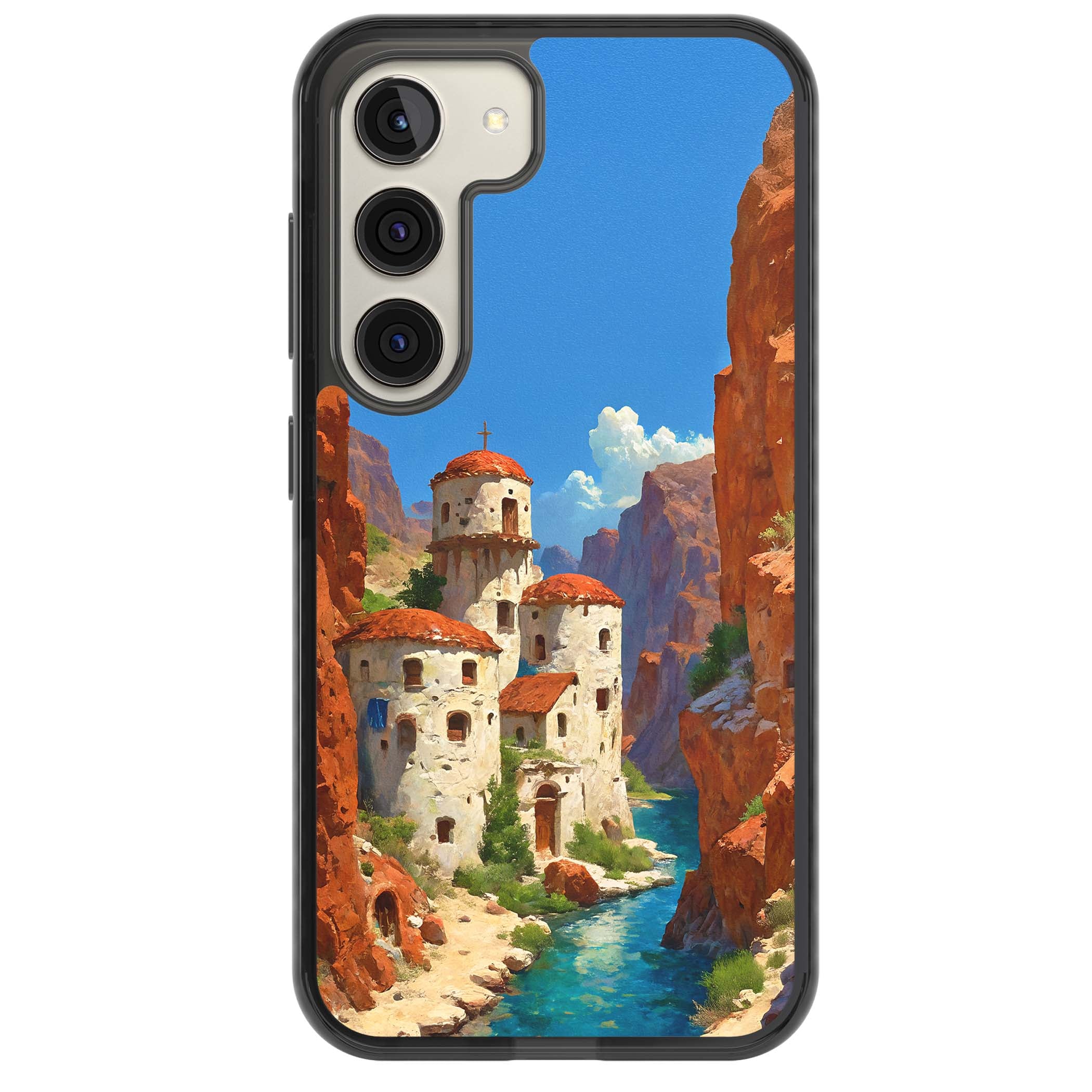 Canyon Haven for her iPhone case | Black Impact case for Samsung Galaxy S24, Samsung Galaxy S23, Samsung Galaxy S22
