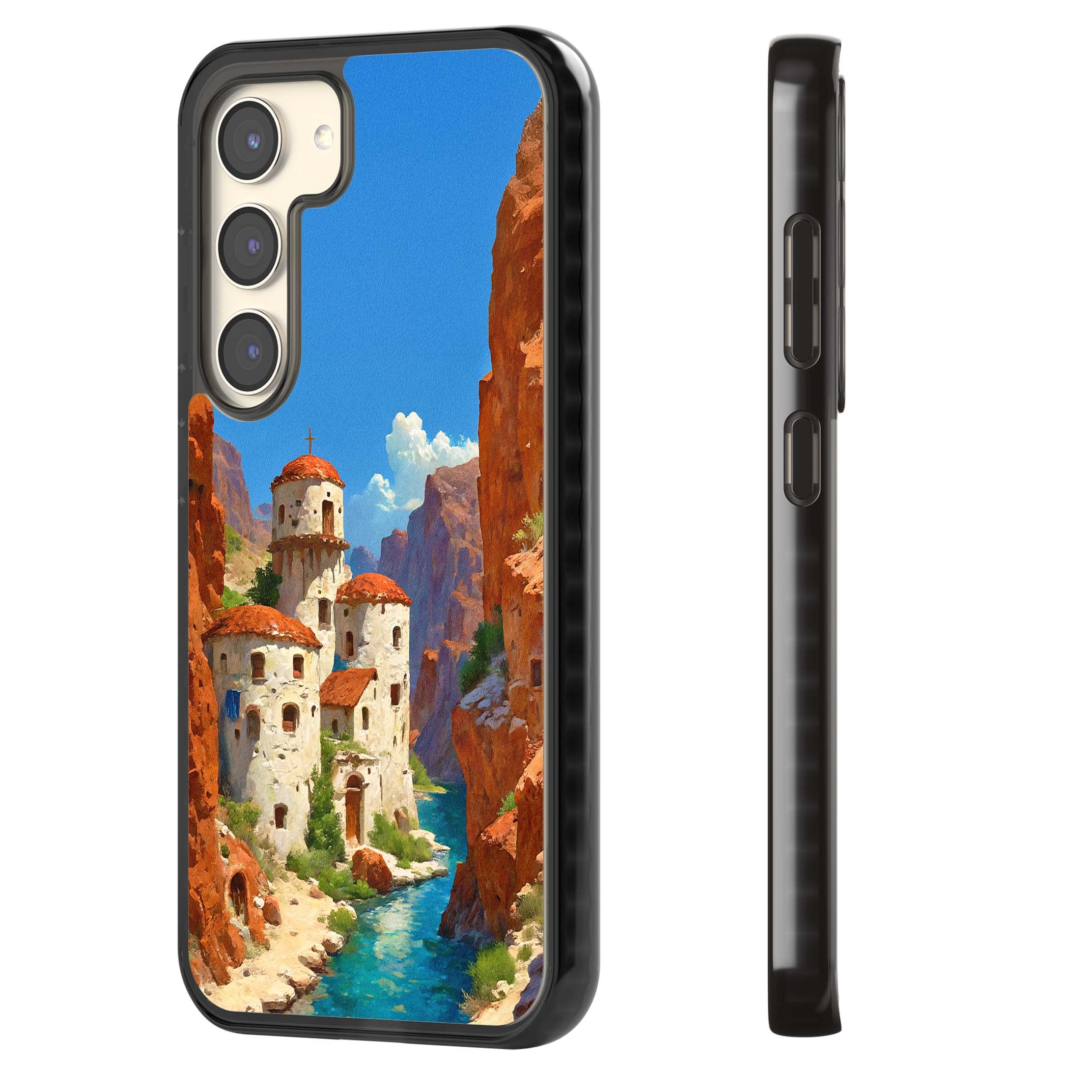 Canyon Haven for her iPhone case | Black Impact case for Samsung Galaxy S24, Samsung Galaxy S23, Samsung Galaxy S22