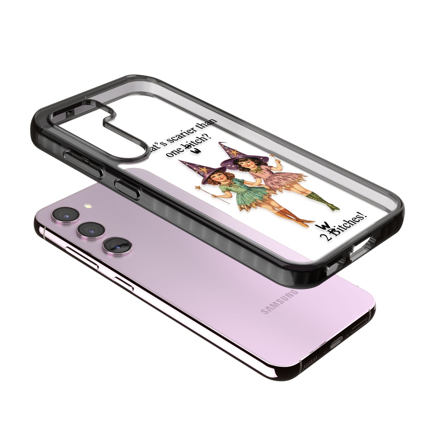 Two Witches Impact Phone Case for Samsung Galaxy S24, Samsung Galaxy S23, Samsung Galaxy S22
