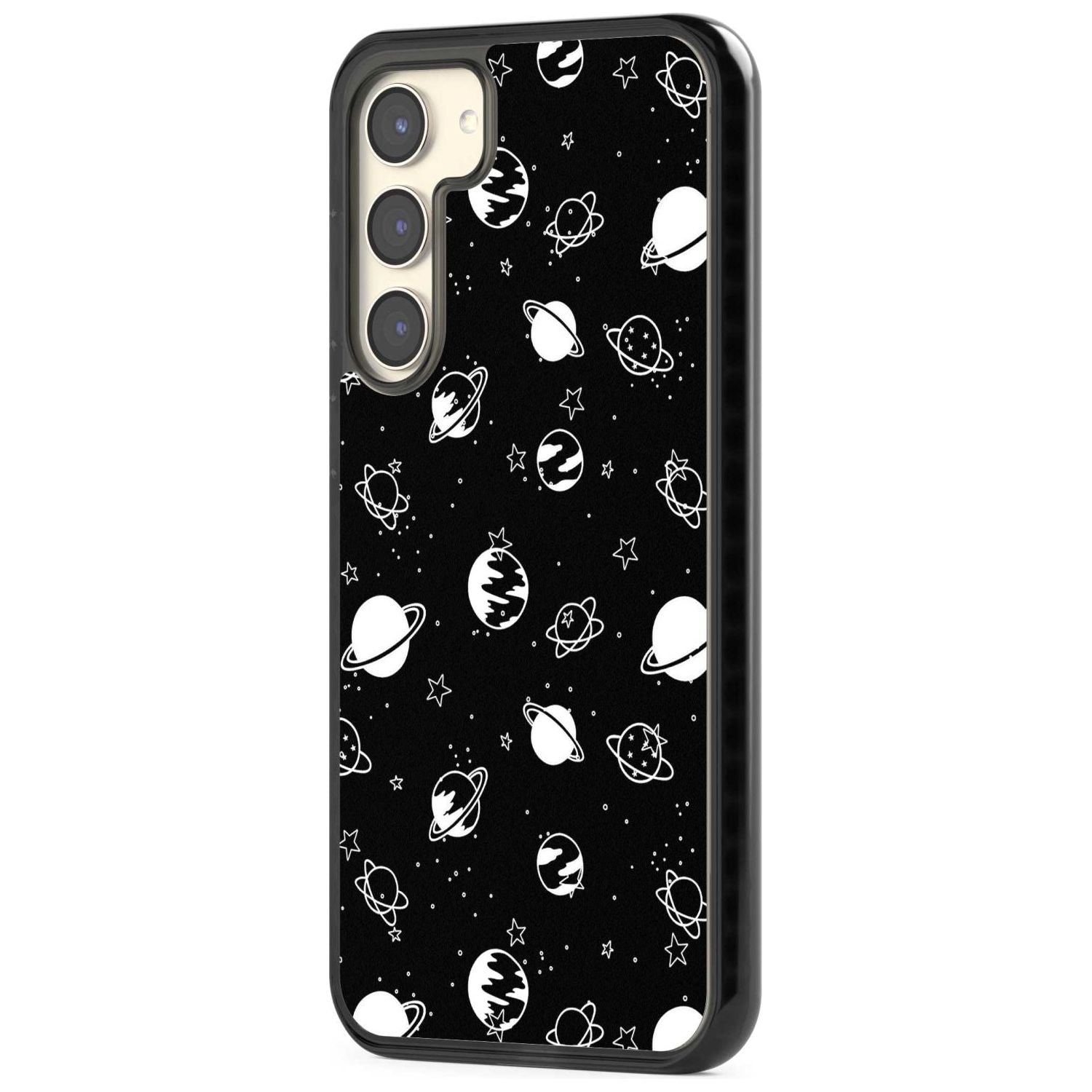 White Planets On Black