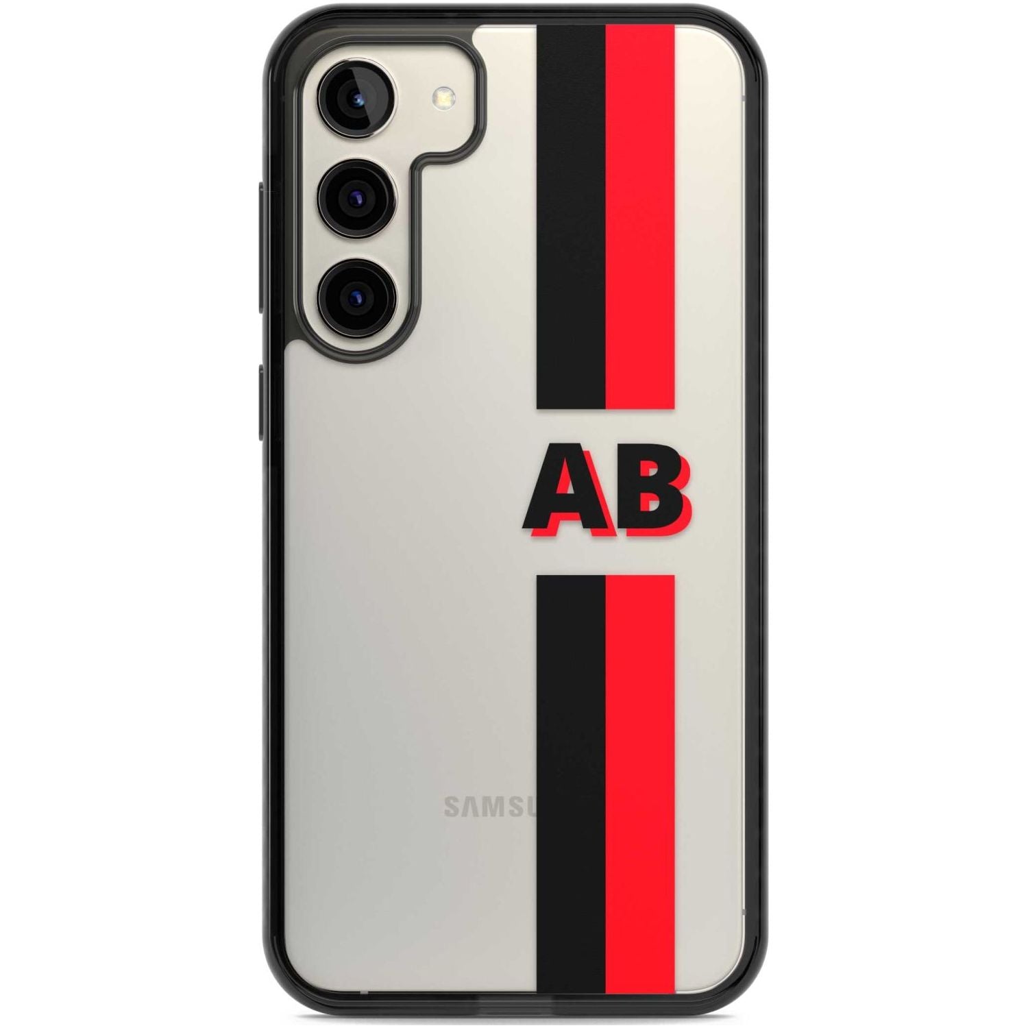 Personalised Clear Text 6C Custom Phone Case Samsung S22 Plus / Black Impact Case,Samsung S23 Plus / Black Impact Case Blanc Space