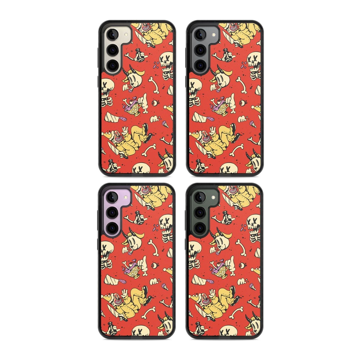 Red Retro Halloween Pattern