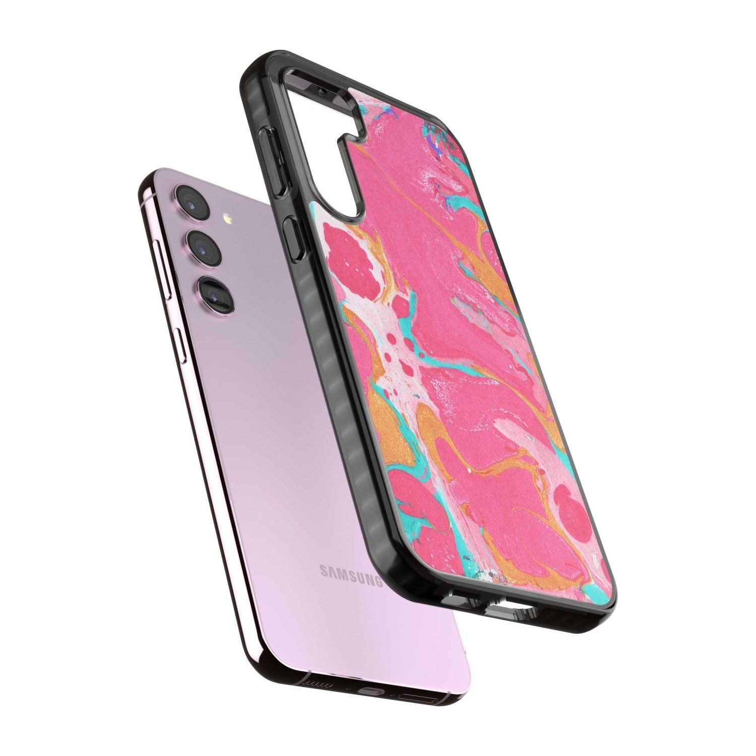 Vibrant Marbled Paper