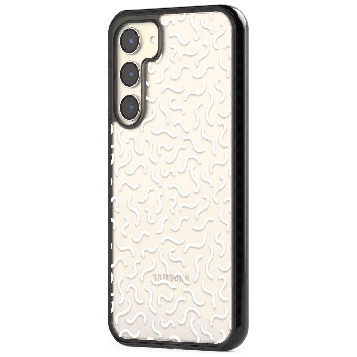 Black & White Wavy Pattern