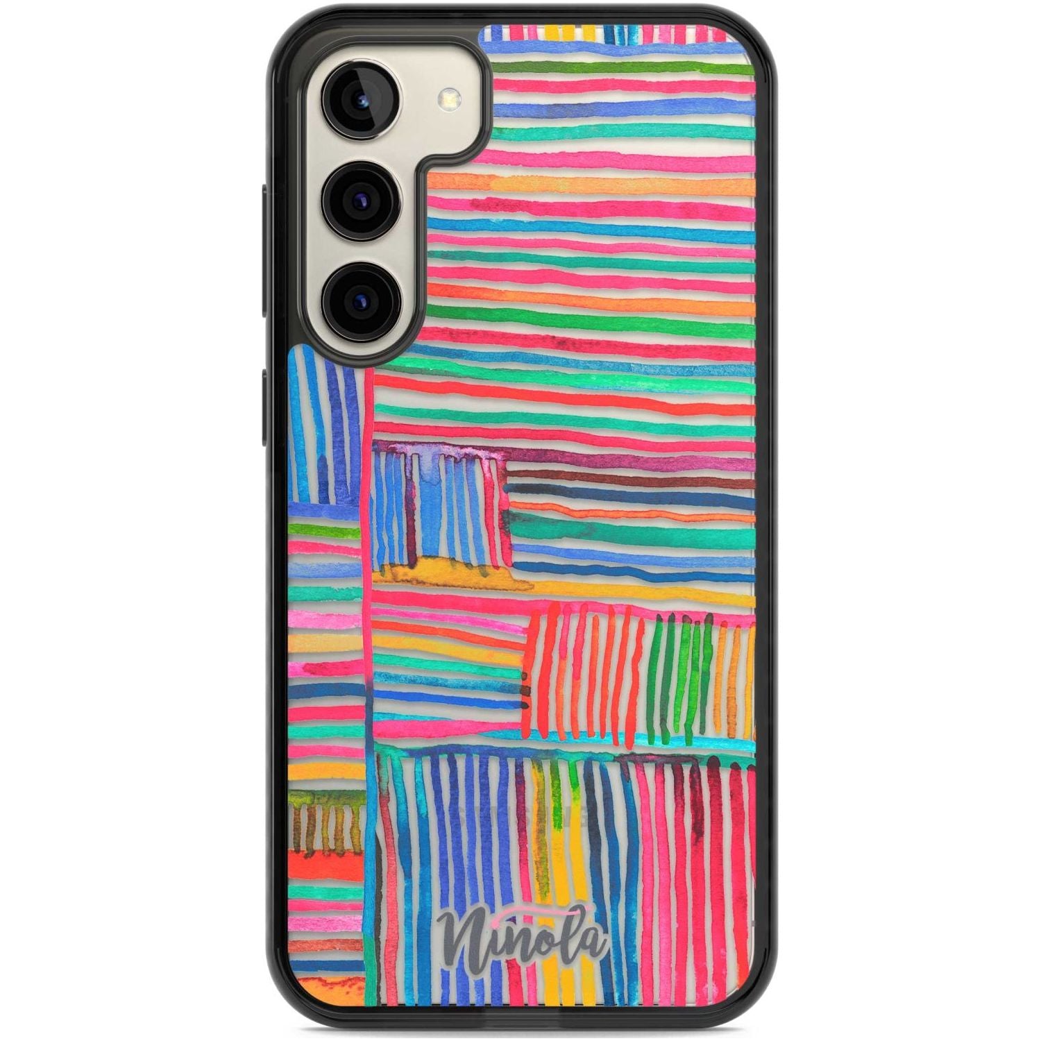 Vibrant Watercolor Lines