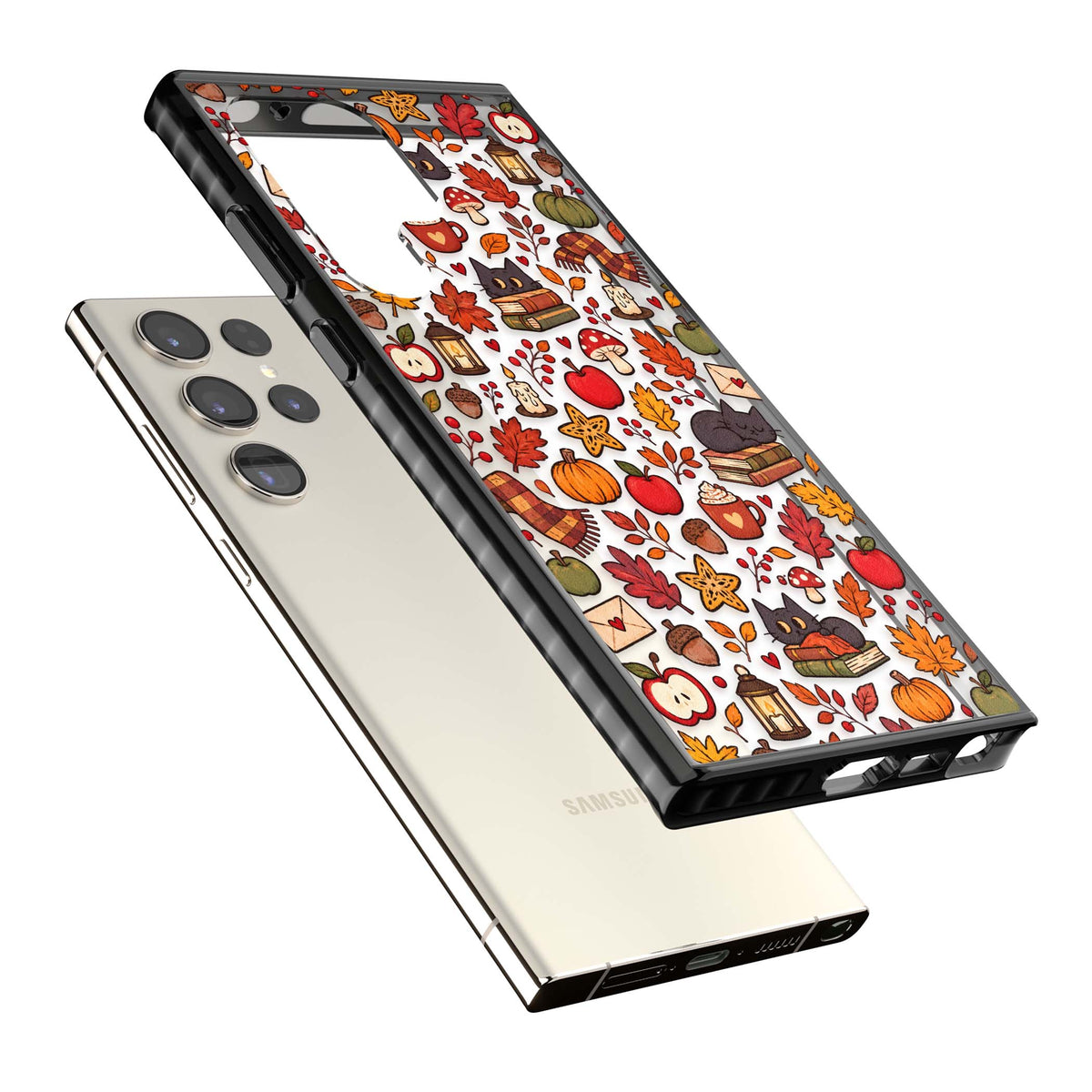 Autumn Mix iPhone case | Black Impact case for Samsung Galaxy S24 Ultra, Samsung Galaxy S23 Ultra, Samsung Galaxy S22 Ultra