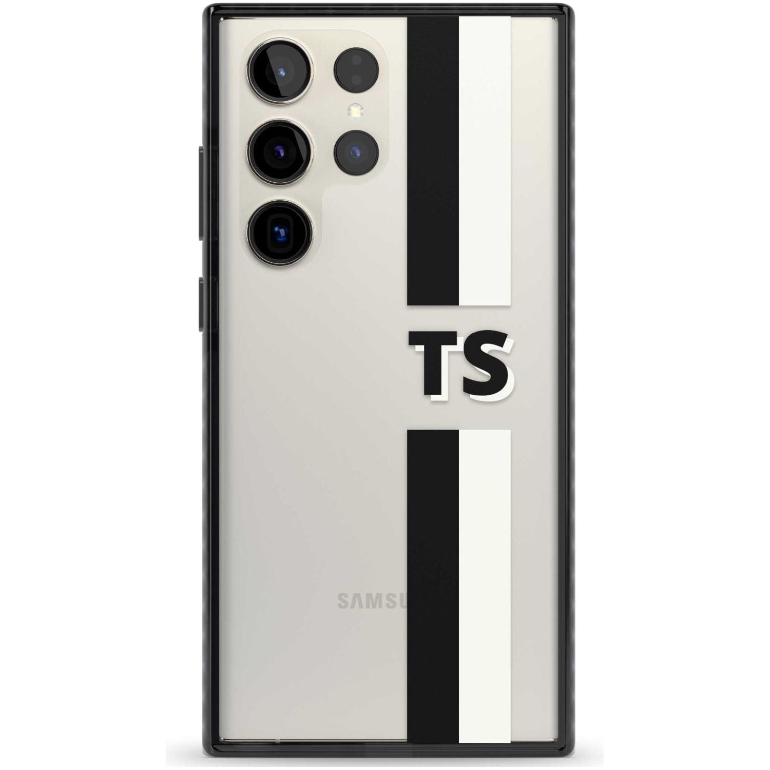 Personalised Clear Text 6A Custom Phone Case Samsung S22 Ultra / Black Impact Case,Samsung S23 Ultra / Black Impact Case Blanc Space