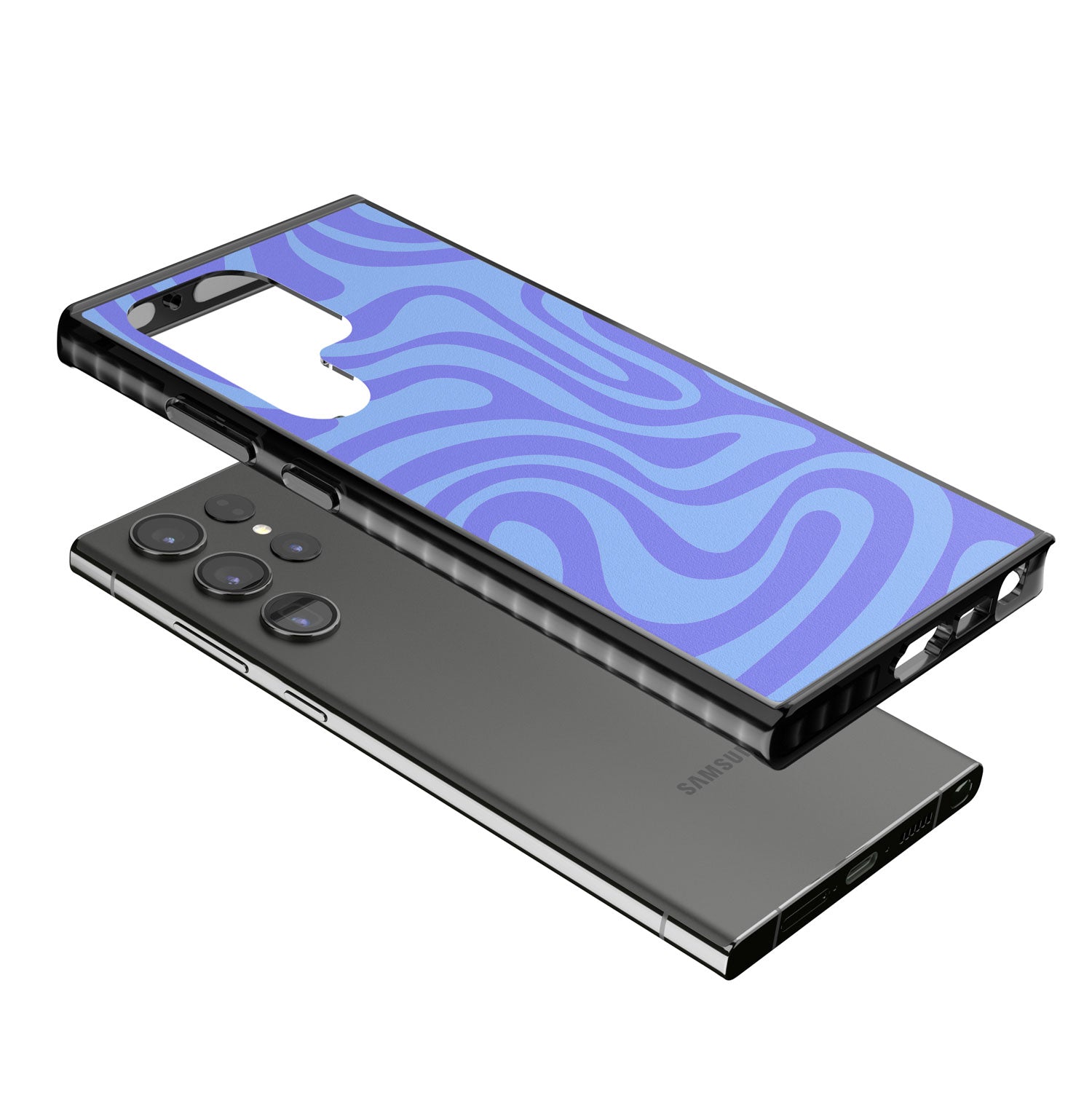 Tranquil Waves Impact Phone Case for Samsung Galaxy S24 Ultra , Samsung Galaxy S23 Ultra, Samsung Galaxy S22 Ultra