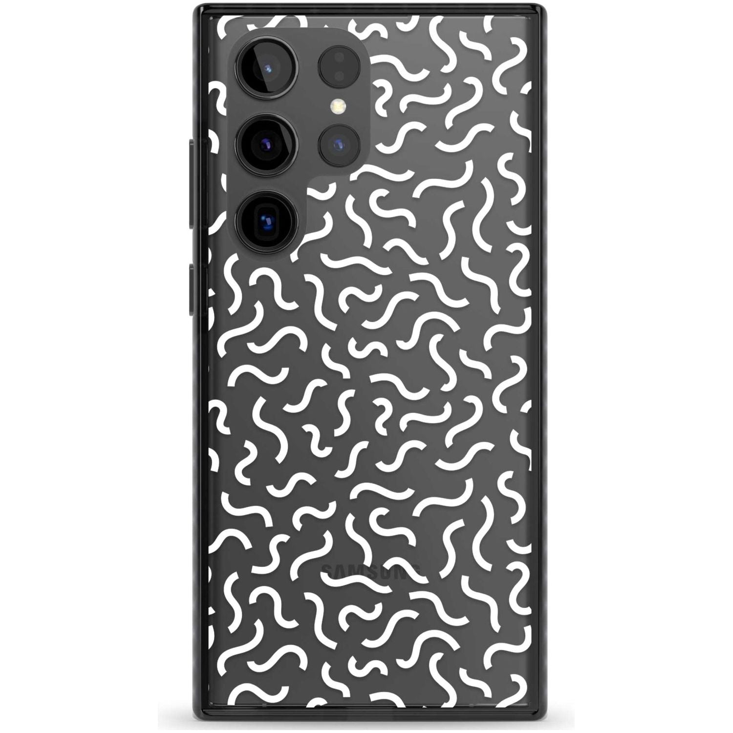 Black & White Wavy Pattern