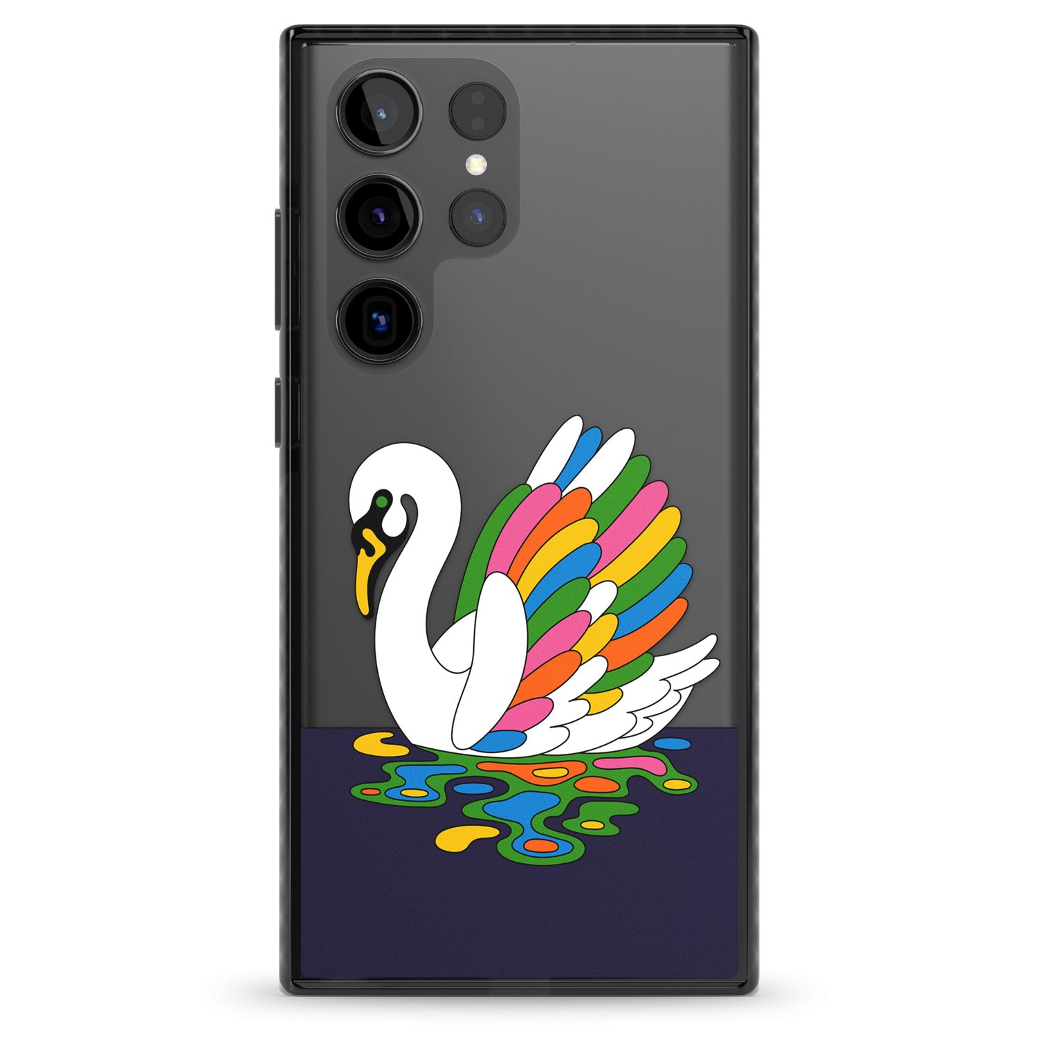 Serene Swan Impact Phone Case for Samsung Galaxy S24 Ultra , Samsung Galaxy S23 Ultra, Samsung Galaxy S22 Ultra