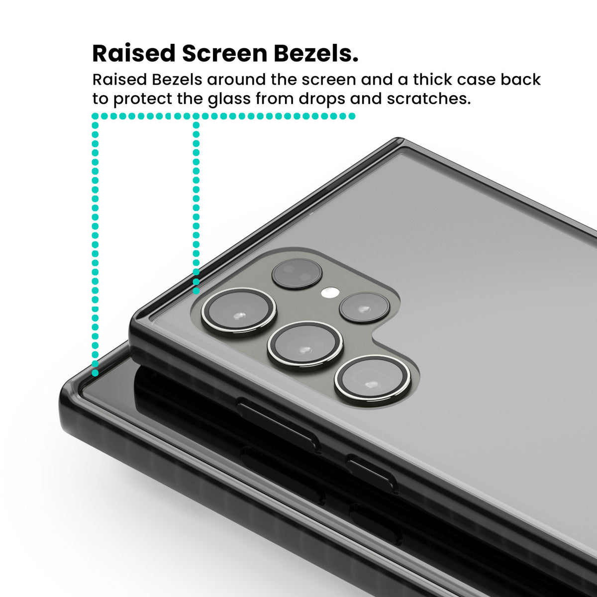 Deer Print animals iPhone case | Black Impact case for Samsung Galaxy S24 Ultra, Samsung Galaxy S23 Ultra, Samsung Galaxy S22 Ultra