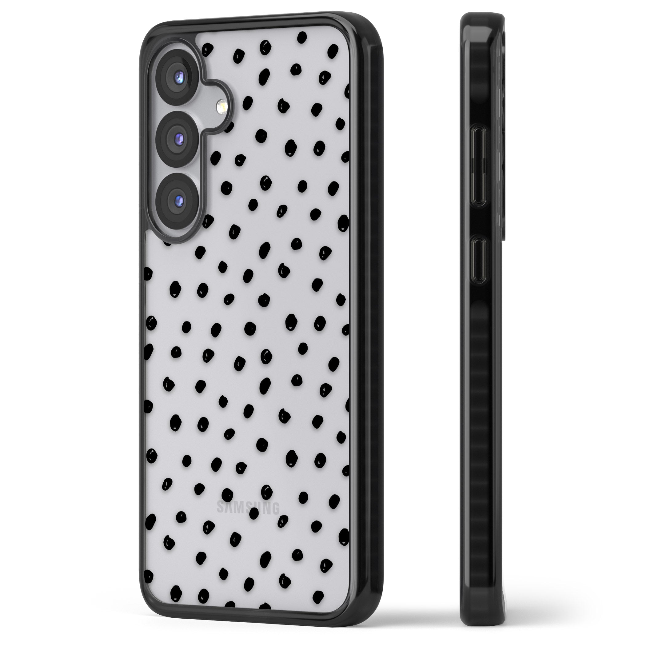 Messy Black Dot Pattern