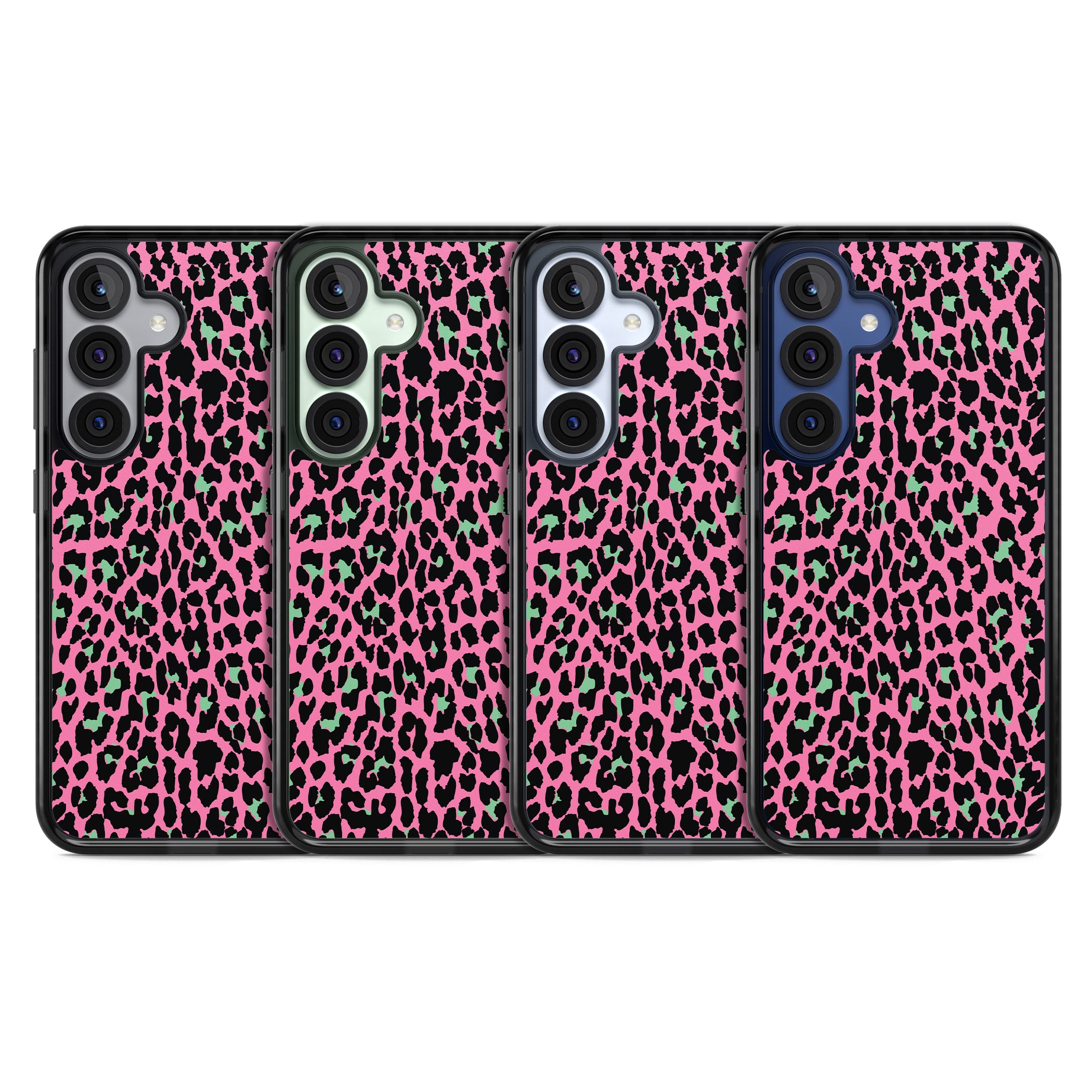 Pink & Green Leopard