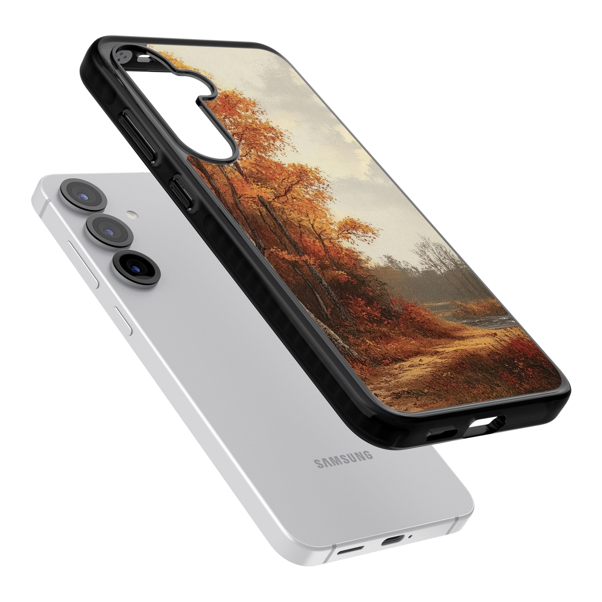 Vintage Autumn Oil Painting