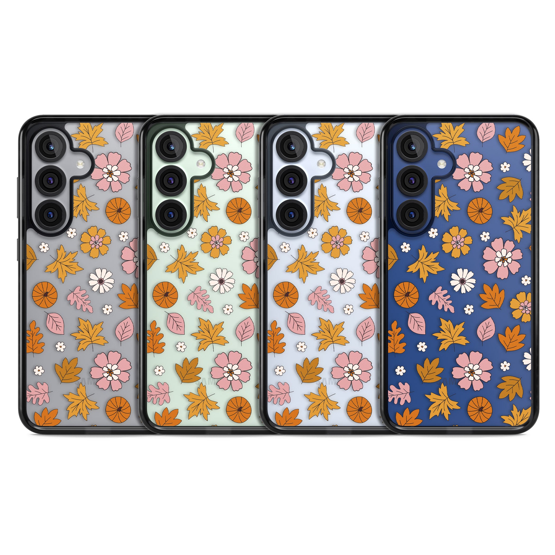 Autumn Leaves And Flowers